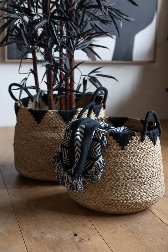 Set Of 2 Seagrass Baskets