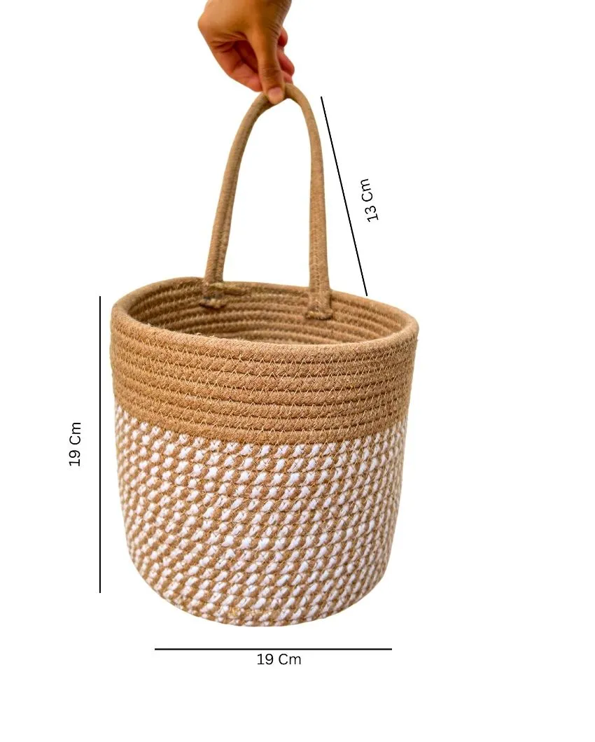 Shammy Storage Cotton Basket | 7 x 7 inches