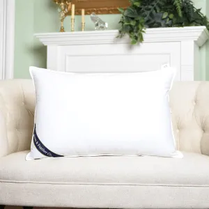 Snuggle Soft Classic Down Feather Pillow Queen Size - Firm (34oz)