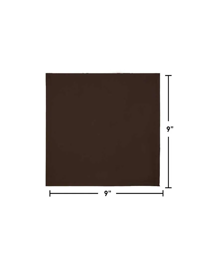 Soft Cotton Cloth Cocktail Napkins | Set Of 12 | 9 X 9 Inch