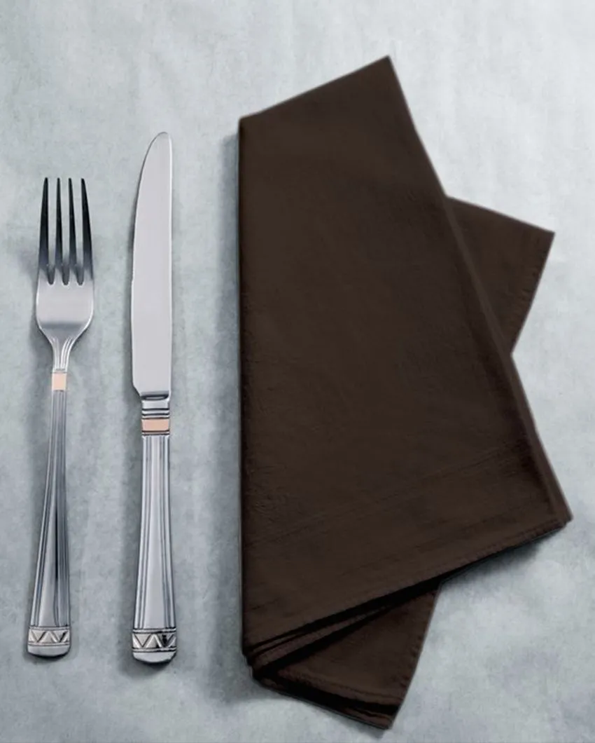 Soft Cotton Cloth Cocktail Napkins | Set Of 12 | 9 X 9 Inch
