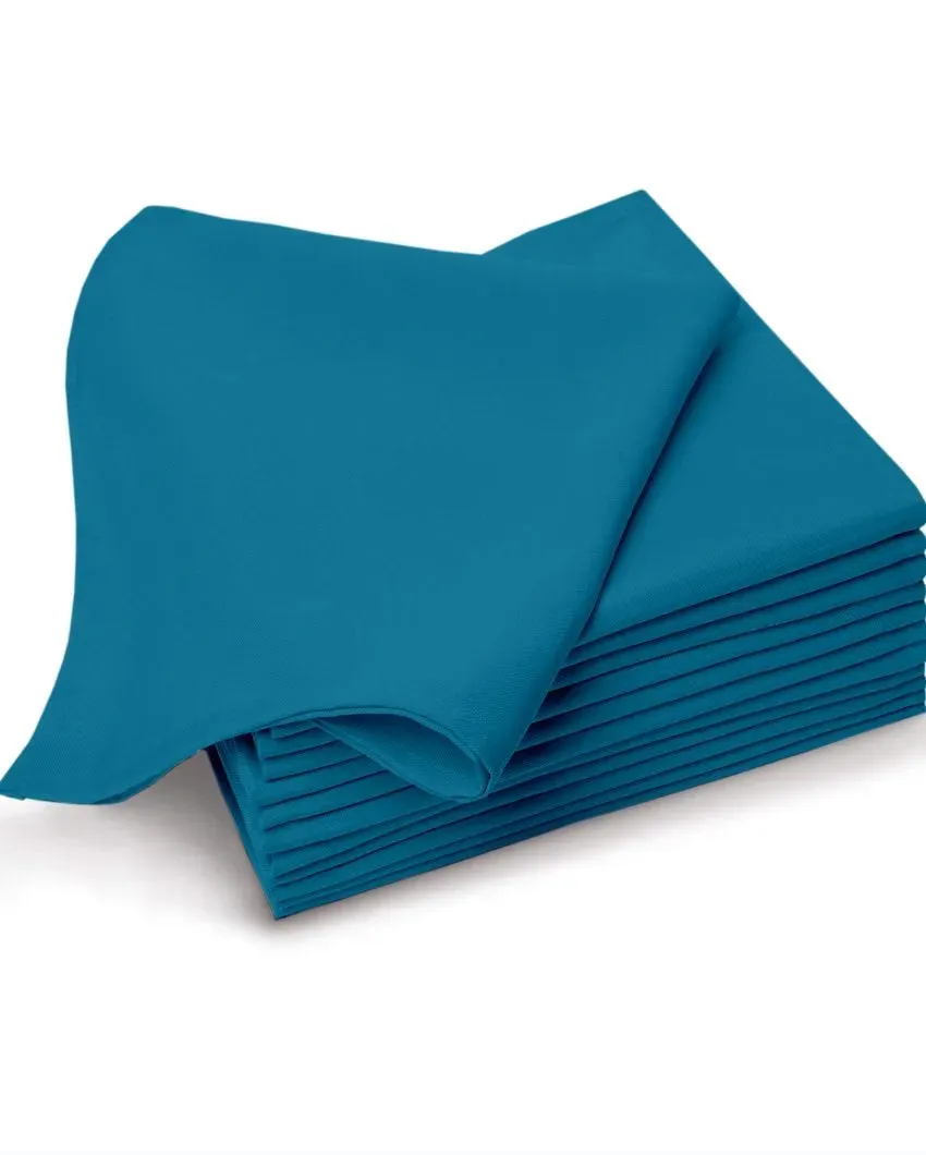 Soft Cotton Cloth Cocktail Napkins | Set Of 12 | 9 X 9 Inch