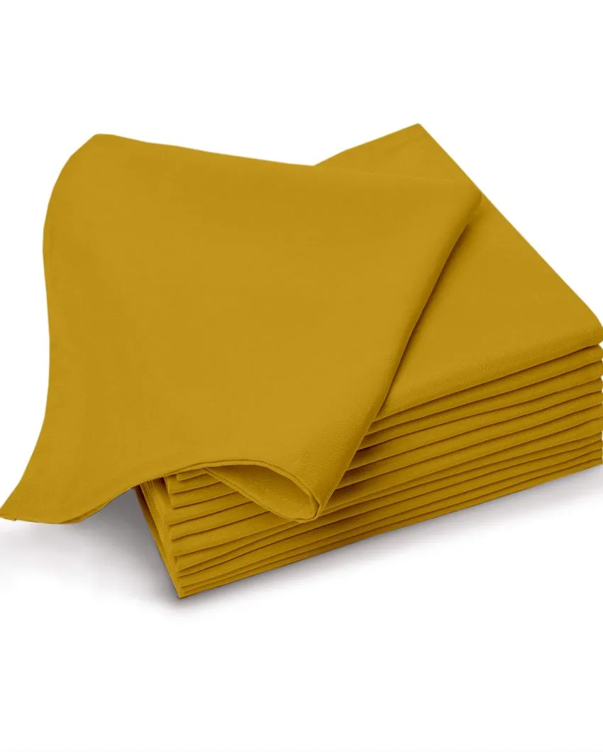 Soft Cotton Cloth Cocktail Napkins | Set Of 12 | 9 X 9 Inch
