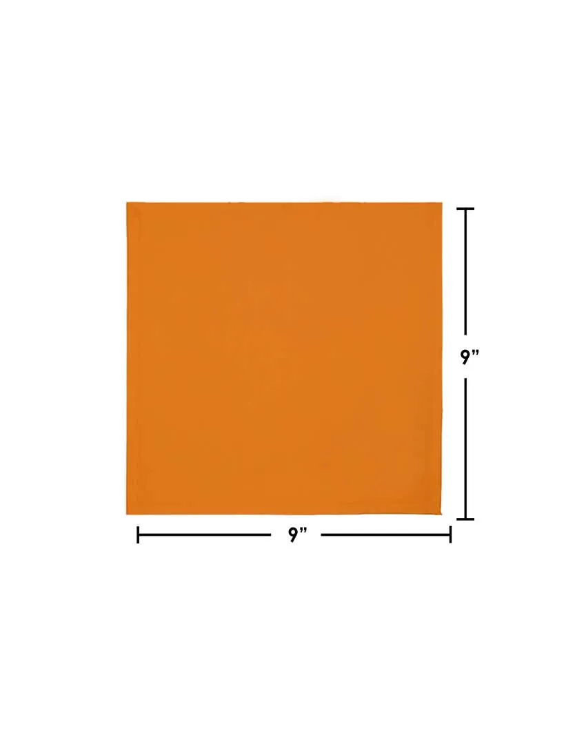 Soft Cotton Cloth Cocktail Napkins | Set Of 12 | 9 X 9 Inch
