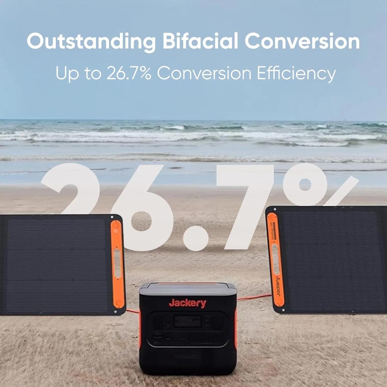 Solarsaga 200W Portable Solar Panel,Ip68 Foldable Bifacial Solar Panels,Compatible with  Explorer Power Station and Solar Generator,For Rooftops Outdoor Camping Off-Grid and Rvs