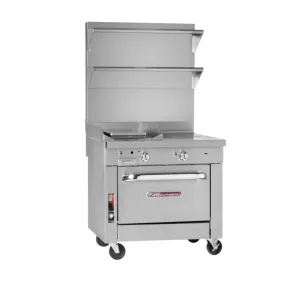 Southbend Platinum, P36A-GGC Gas Range , 36”, 24” Charbroiler With Standard Oven Base 141000 Total Btu