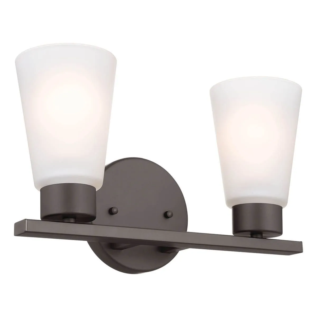 Stamos 13 in. 2 Lights Vanity Light Old Bronze finish
