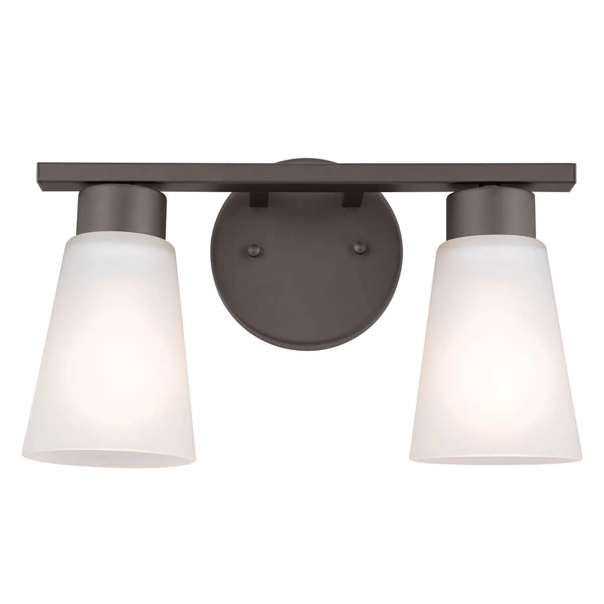 Stamos 13 in. 2 Lights Vanity Light Old Bronze finish
