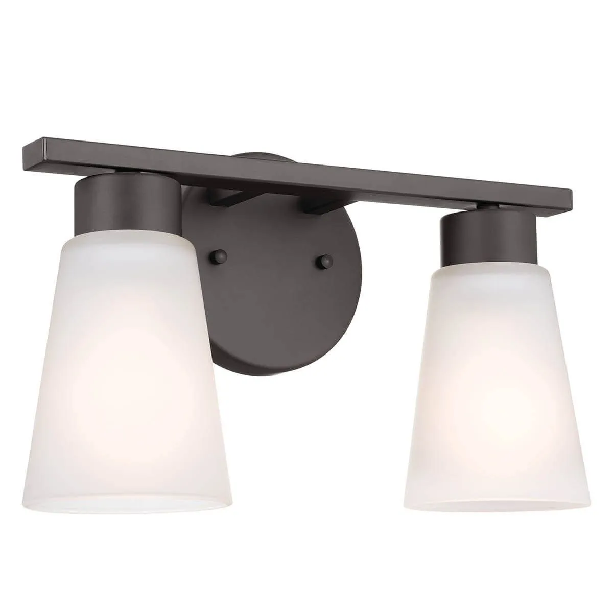 Stamos 13 in. 2 Lights Vanity Light Old Bronze finish