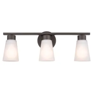 Stamos 22 in. 3 Lights Vanity Light Old Bronze finish