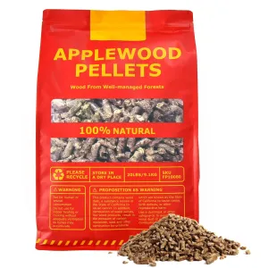 Tangkula 100% All-Natural Apple Wood Smoker Pellets