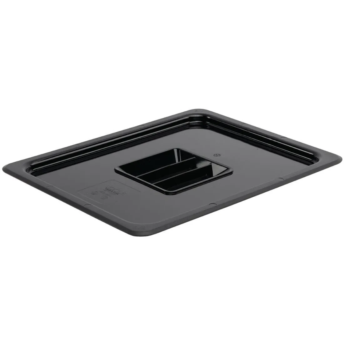 U475 Vogue Polycarbonate 1/2 Gastronorm Lid Black
