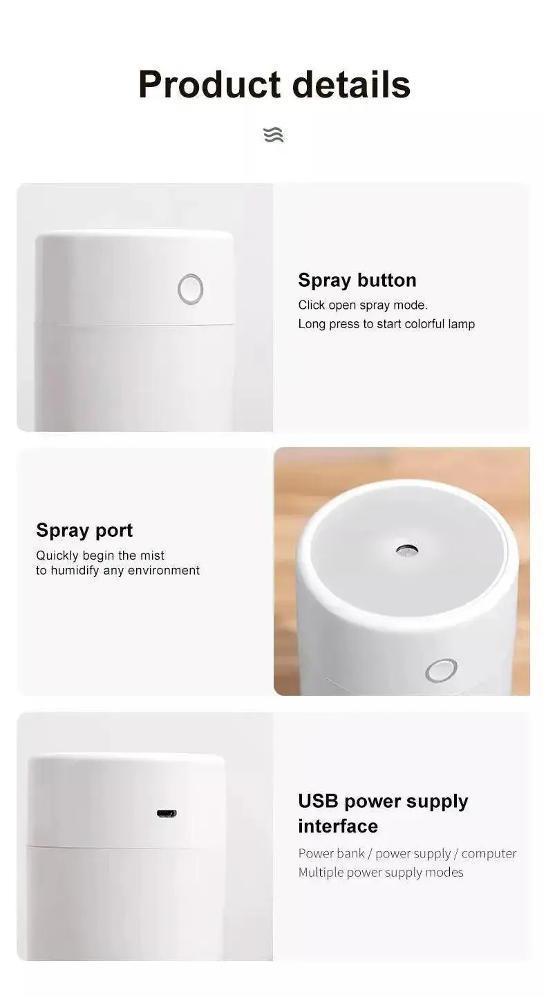 Ultrasonic Cool Mist Mini USB Humidifier | Cruise Essentials  - CruisePaks