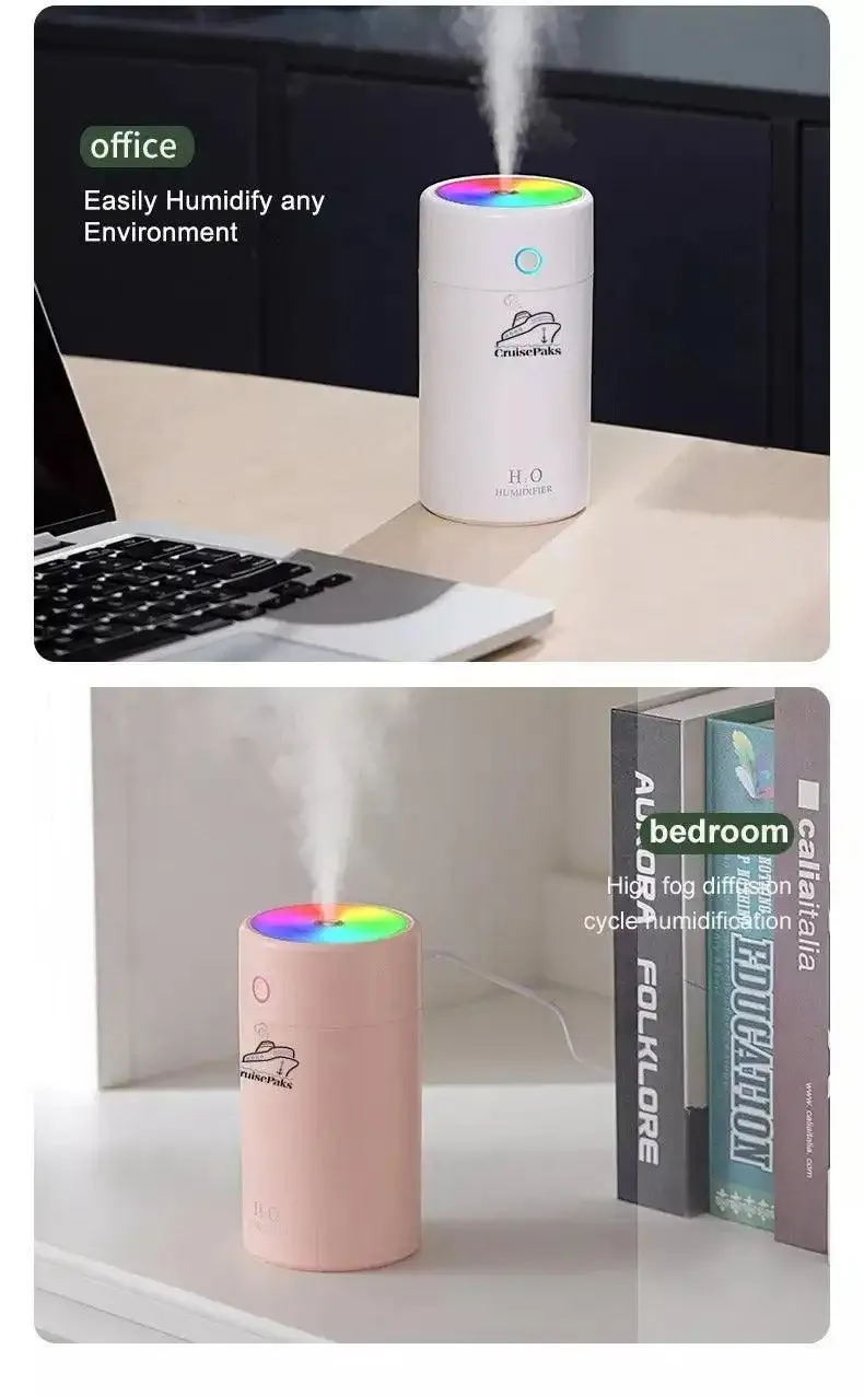 Ultrasonic Cool Mist Mini USB Humidifier | Cruise Essentials  - CruisePaks