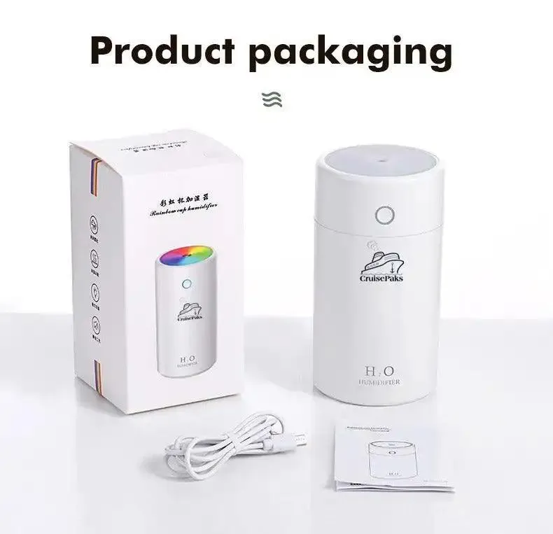Ultrasonic Cool Mist Mini USB Humidifier | Cruise Essentials  - CruisePaks