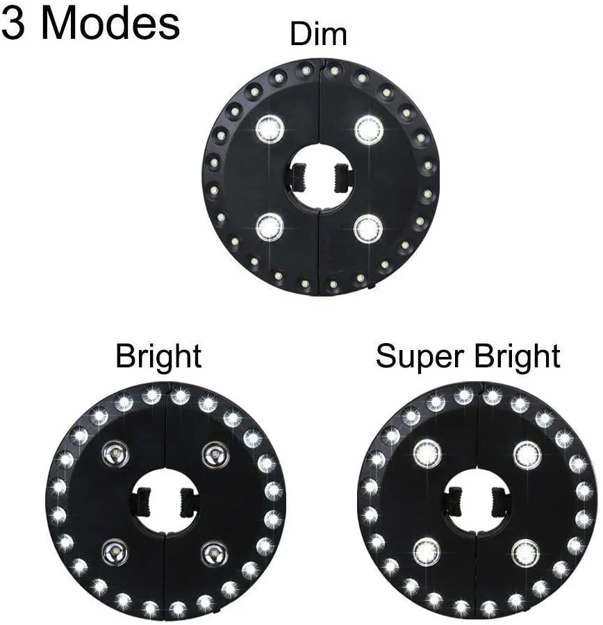 Umbrella Light 28 LED Parasol parasol for patio