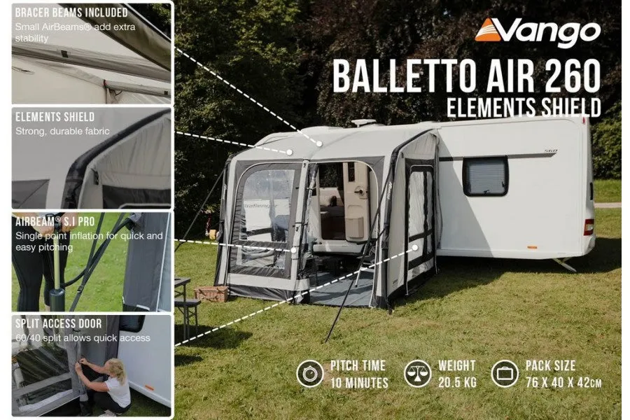 Vango Balletto Air 260 Elements Shield