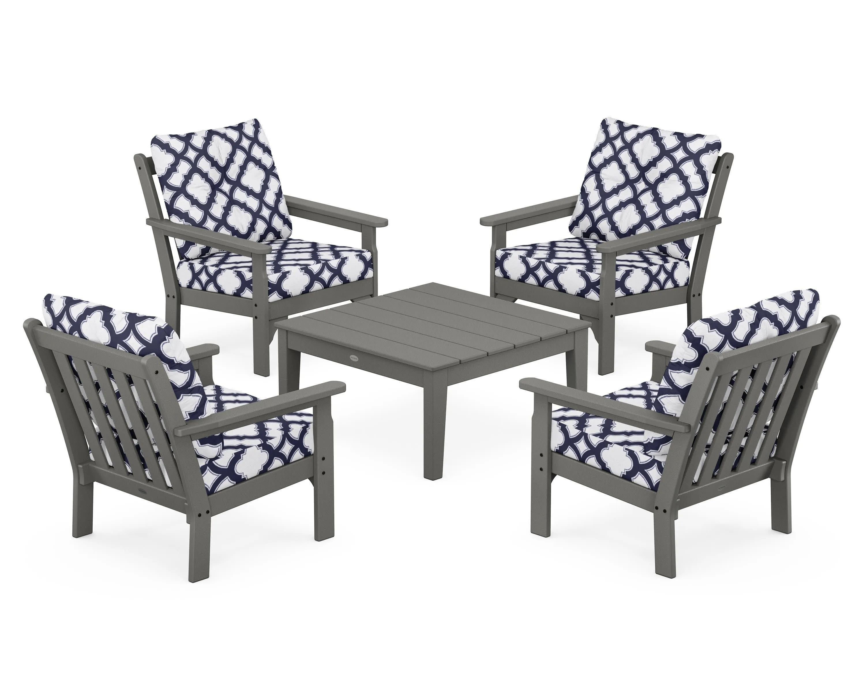 Vineyard 5-Piece Deep Seating Conversation Set