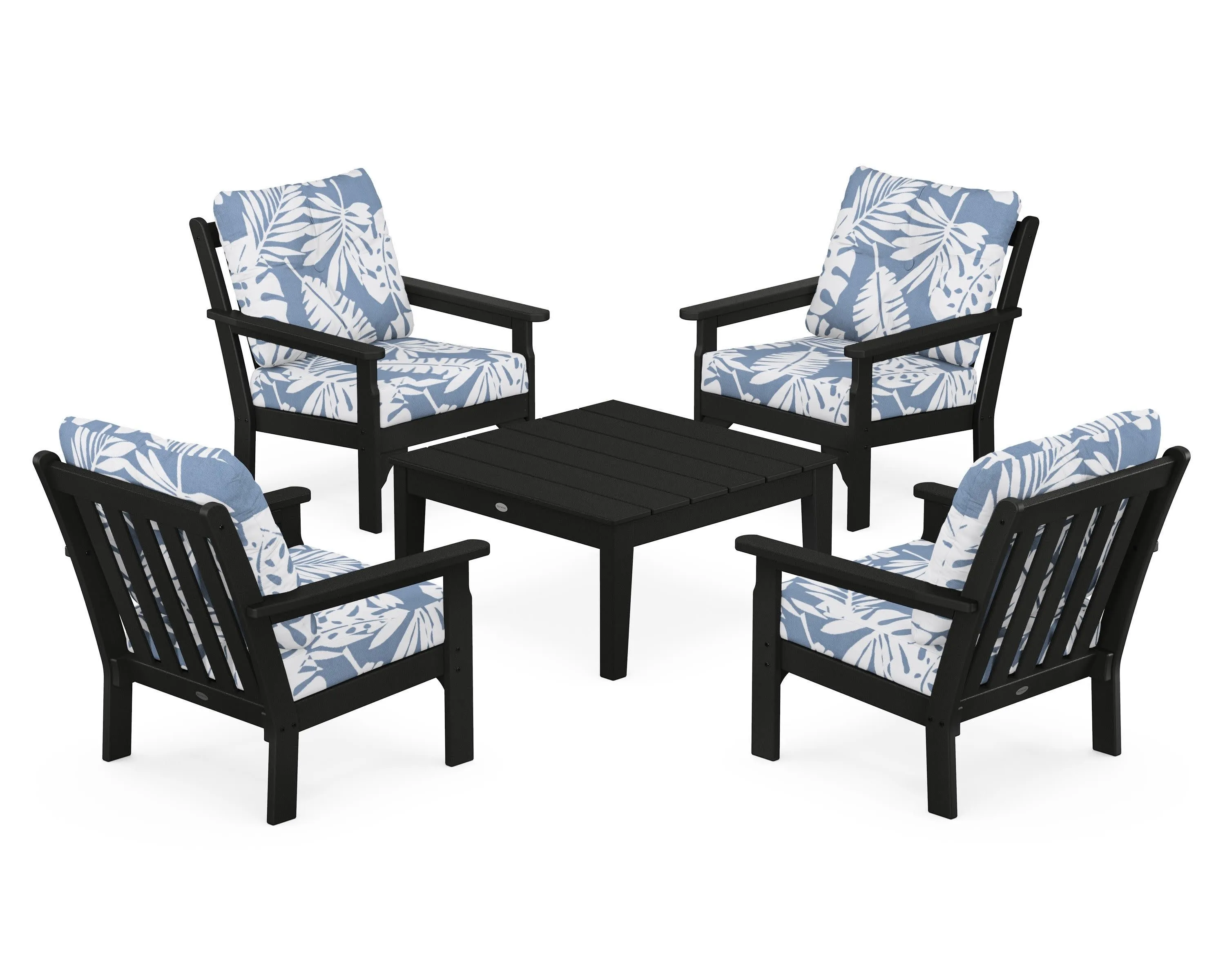 Vineyard 5-Piece Deep Seating Conversation Set