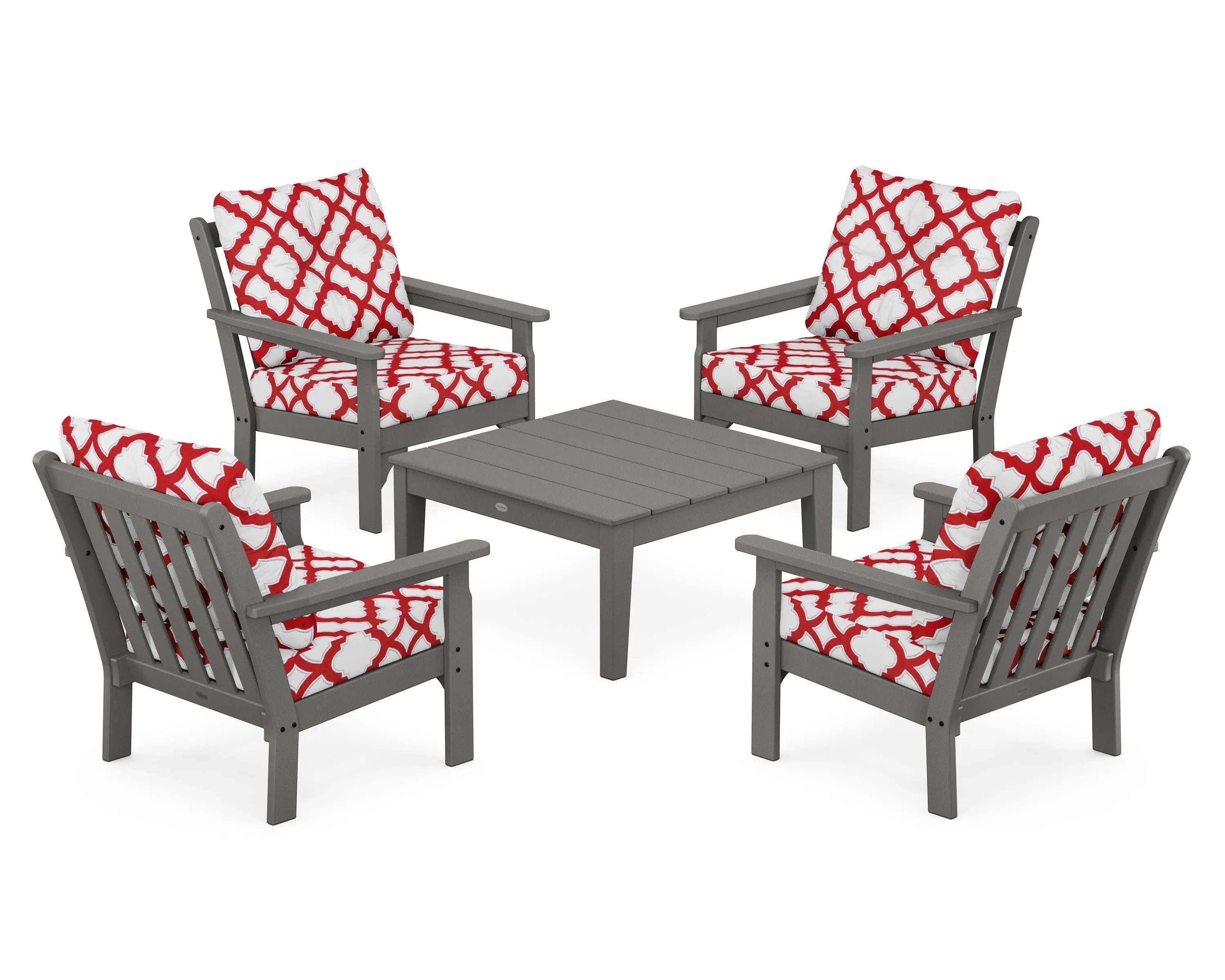 Vineyard 5-Piece Deep Seating Conversation Set