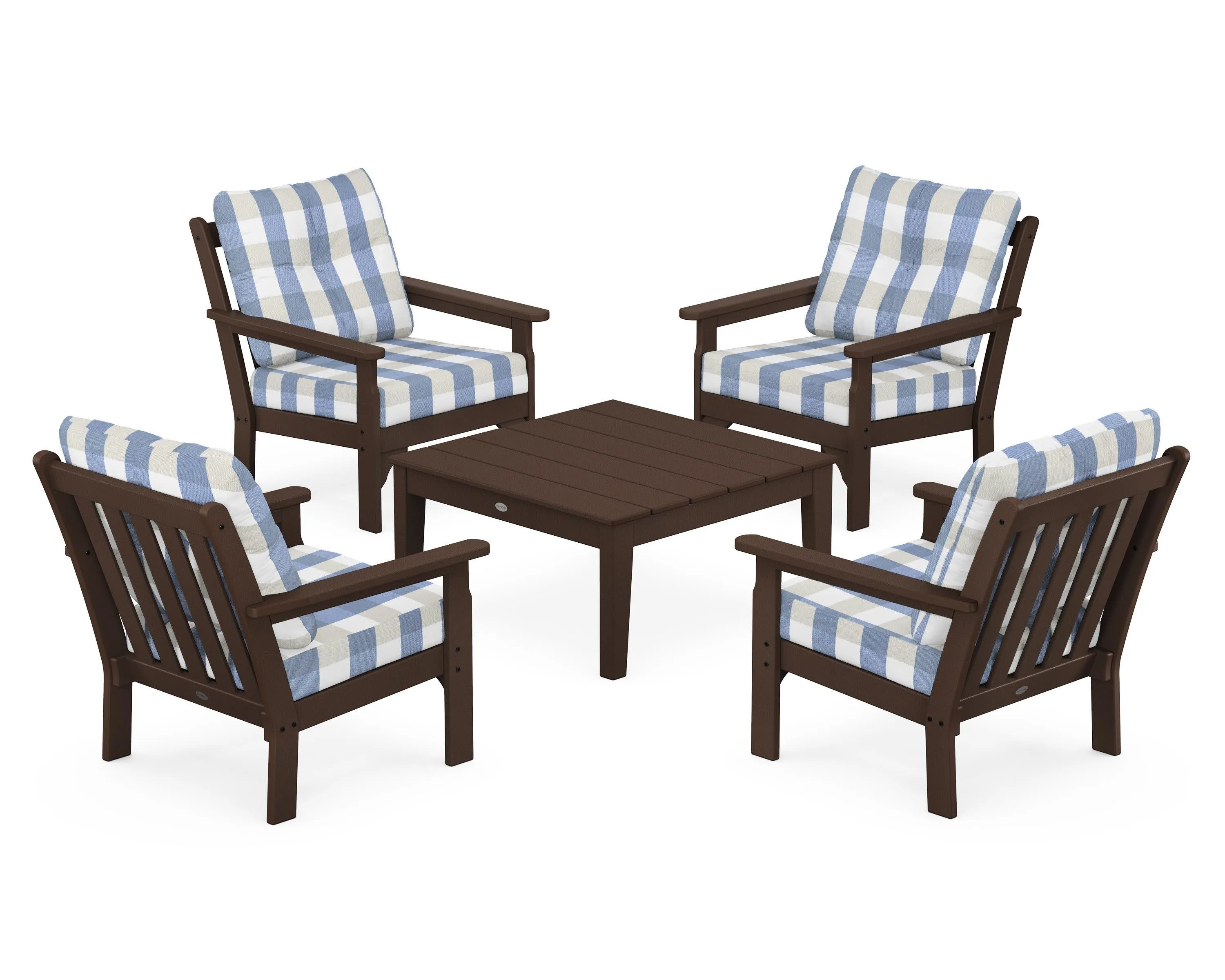 Vineyard 5-Piece Deep Seating Conversation Set