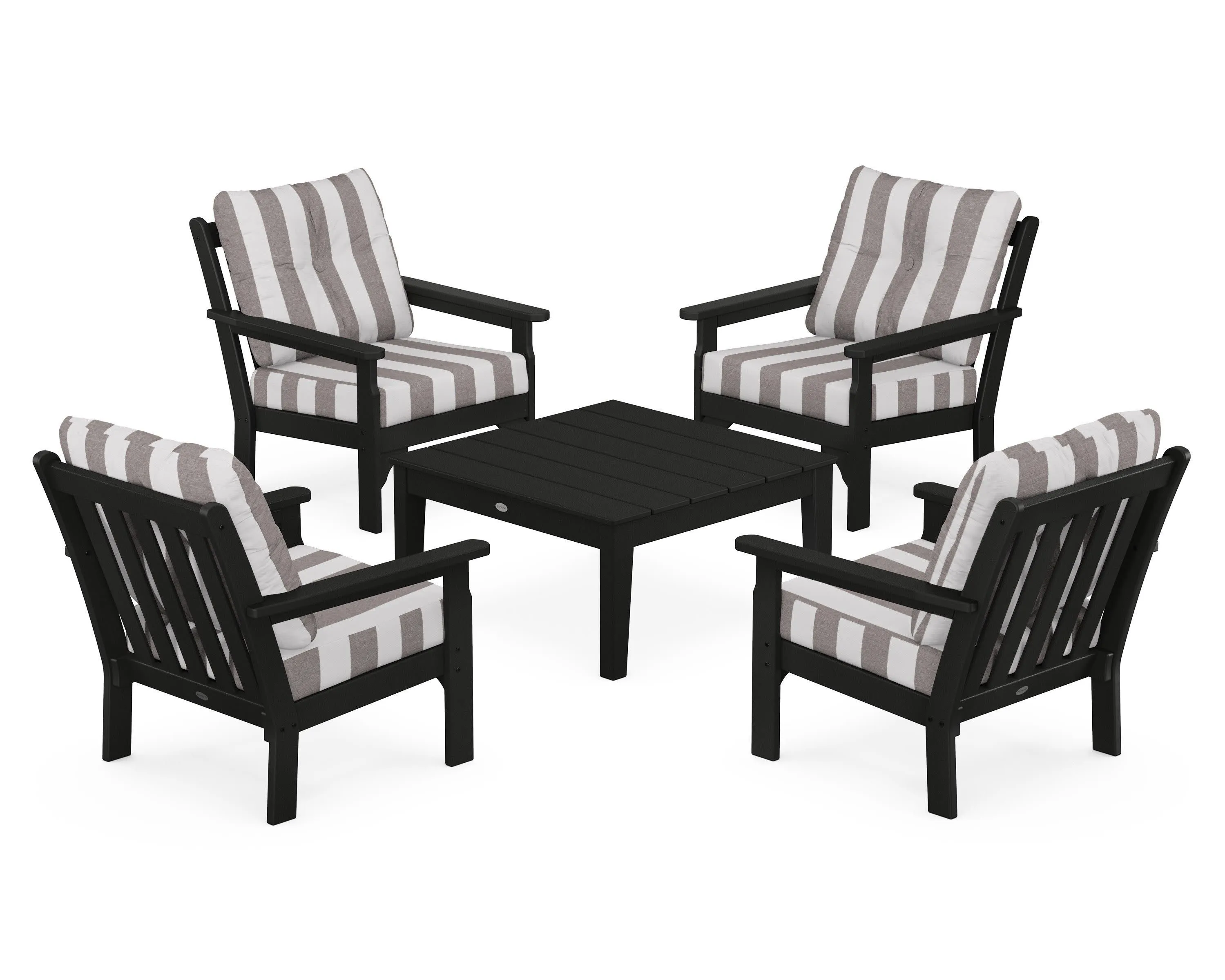 Vineyard 5-Piece Deep Seating Conversation Set
