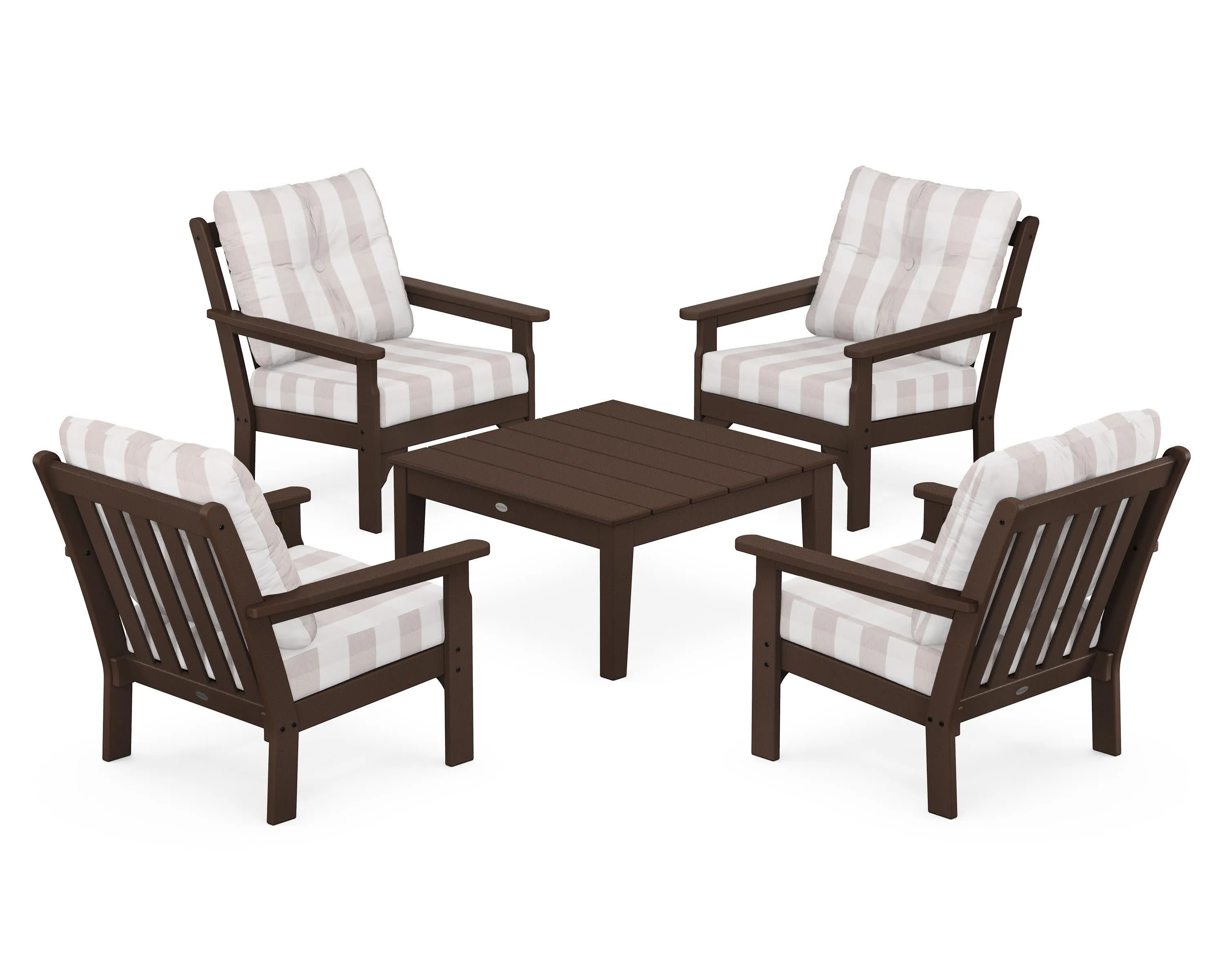 Vineyard 5-Piece Deep Seating Conversation Set