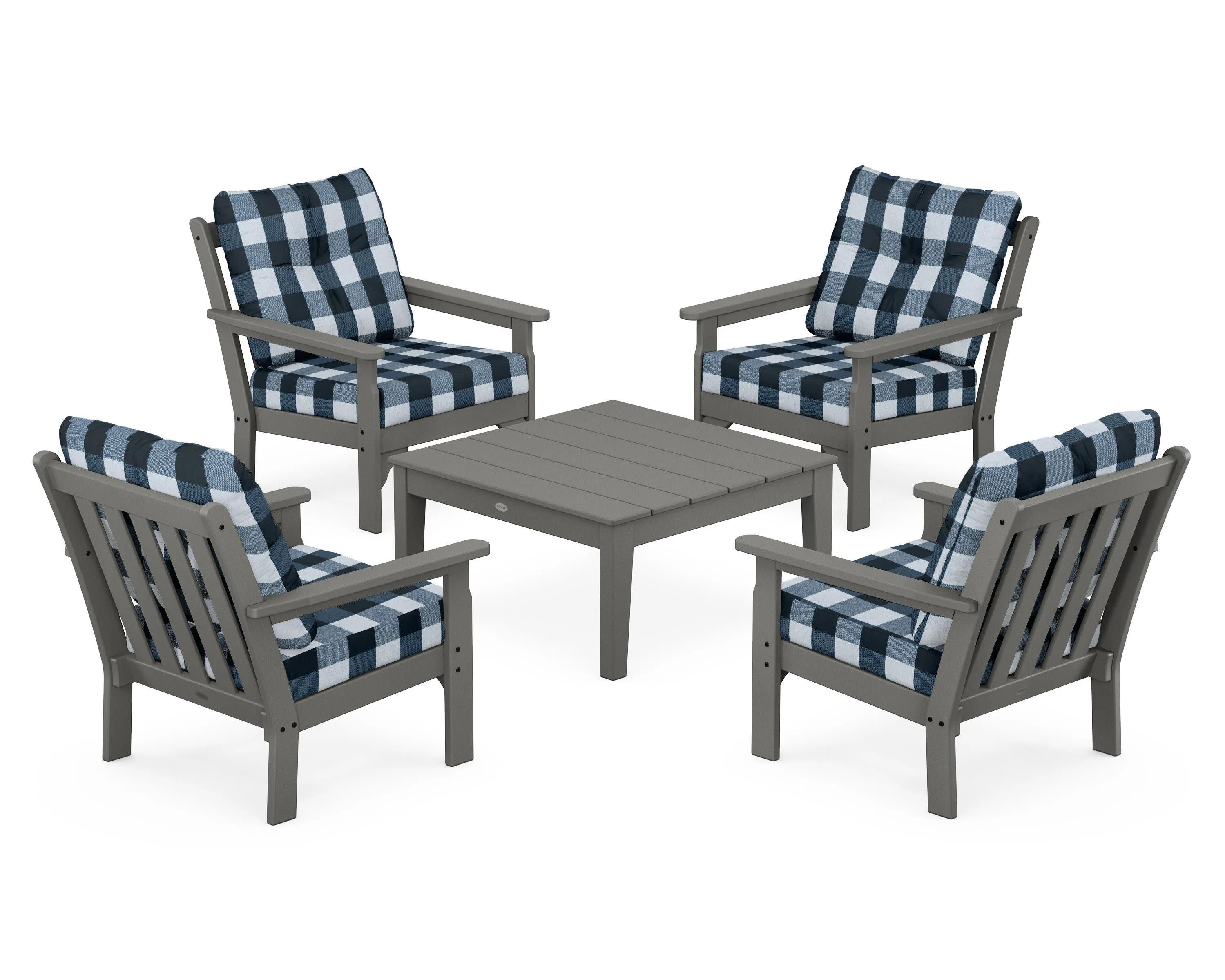 Vineyard 5-Piece Deep Seating Conversation Set