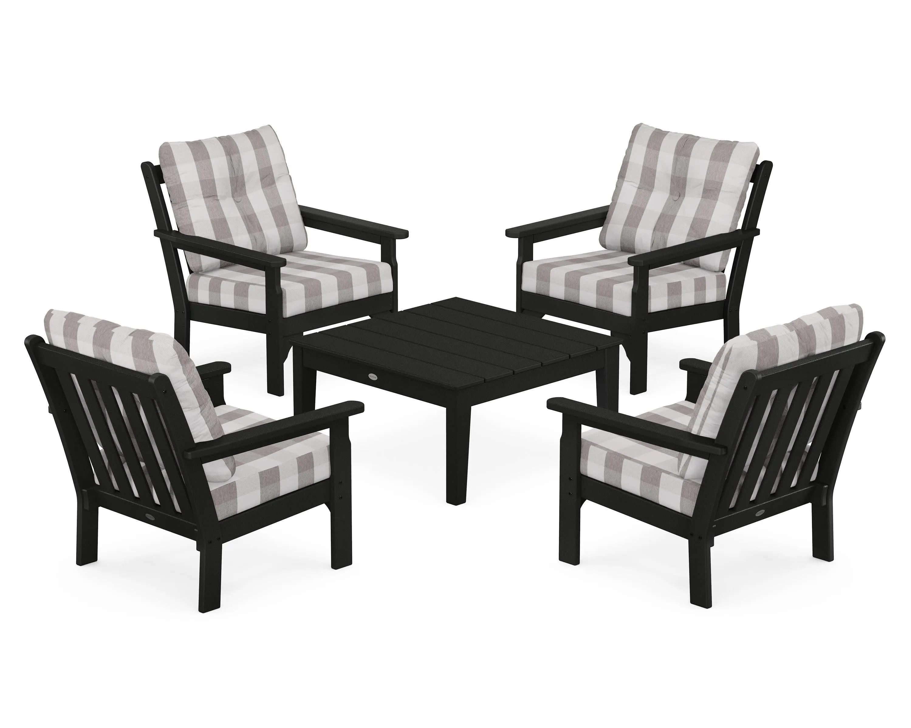 Vineyard 5-Piece Deep Seating Conversation Set