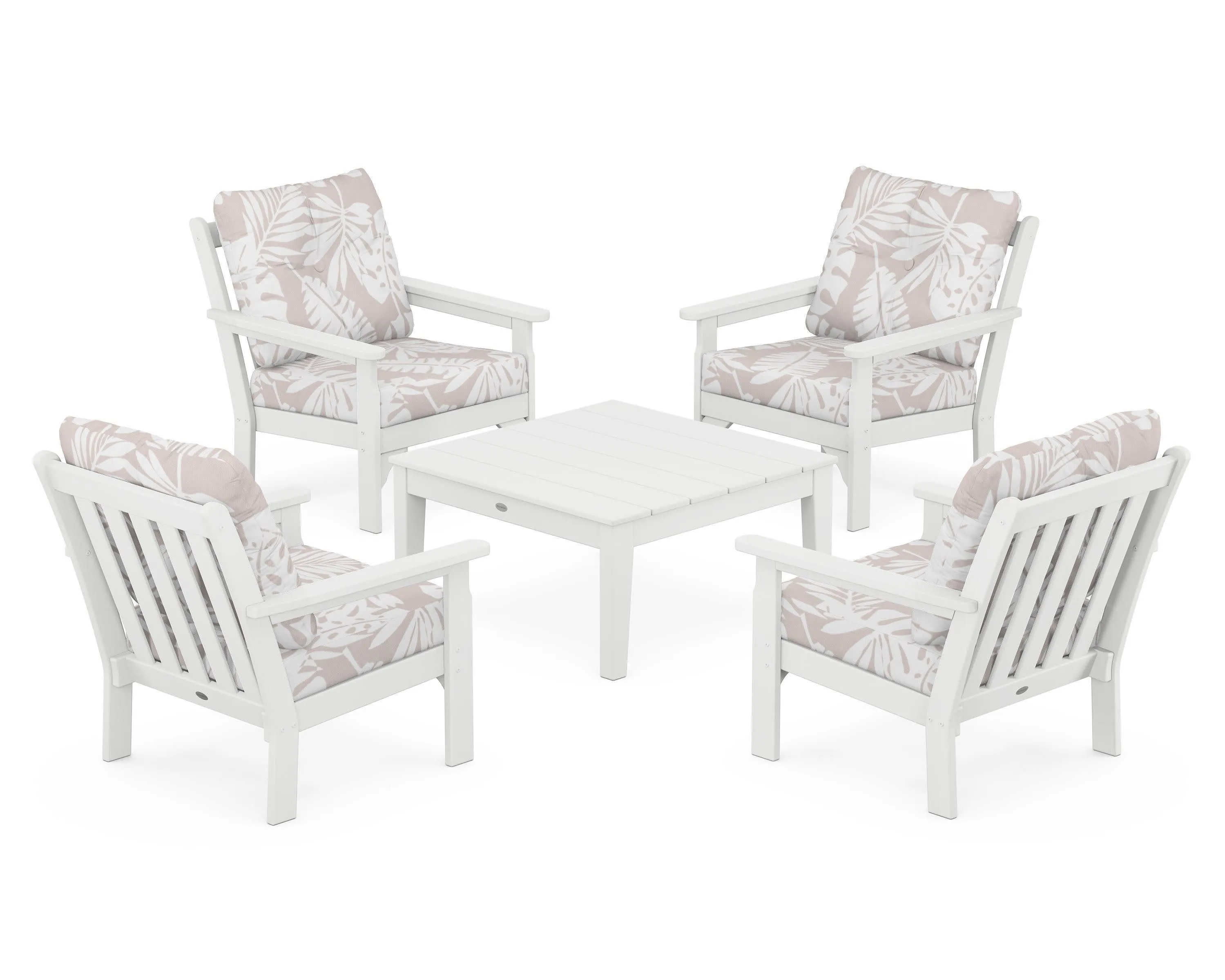 Vineyard 5-Piece Deep Seating Conversation Set