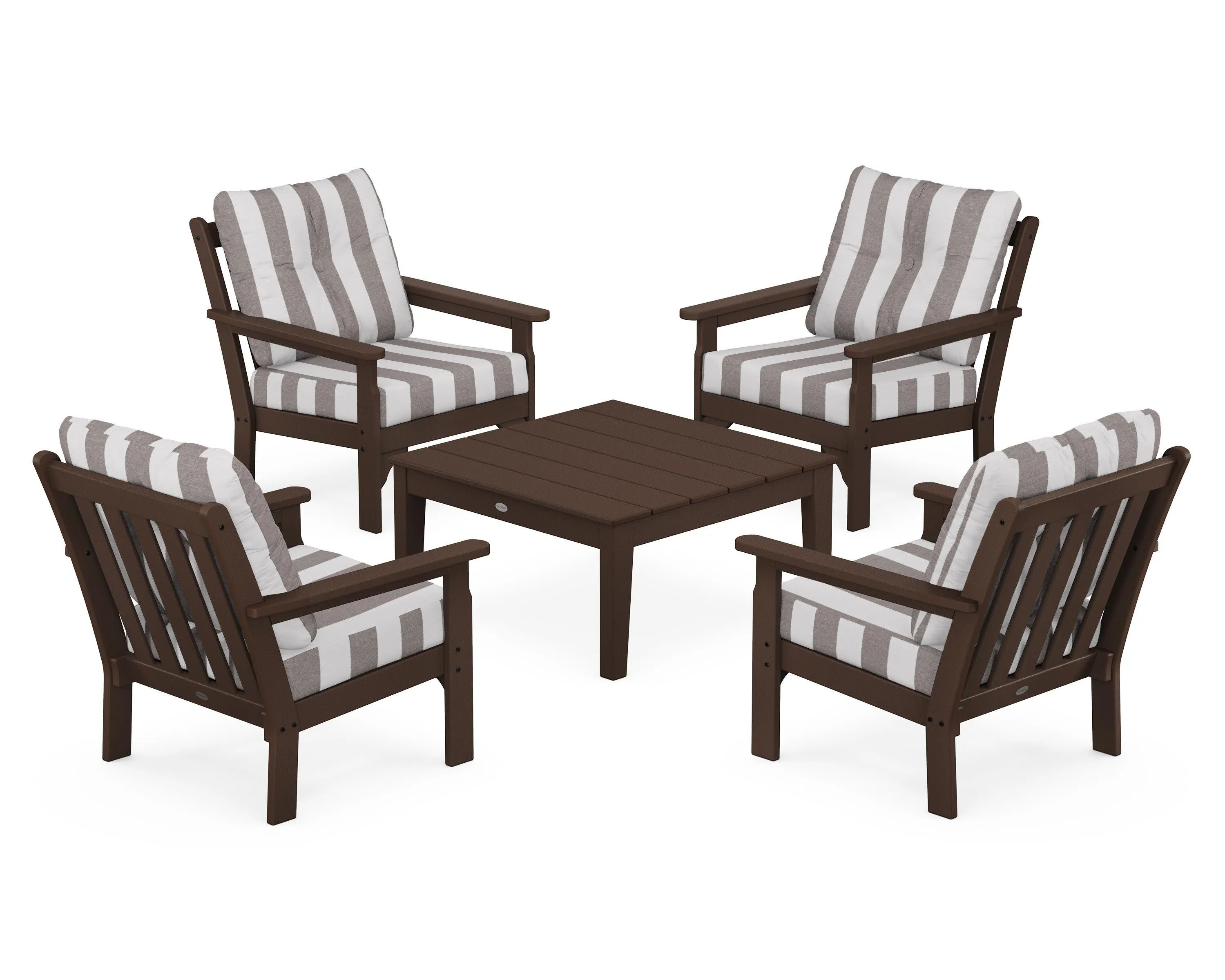 Vineyard 5-Piece Deep Seating Conversation Set