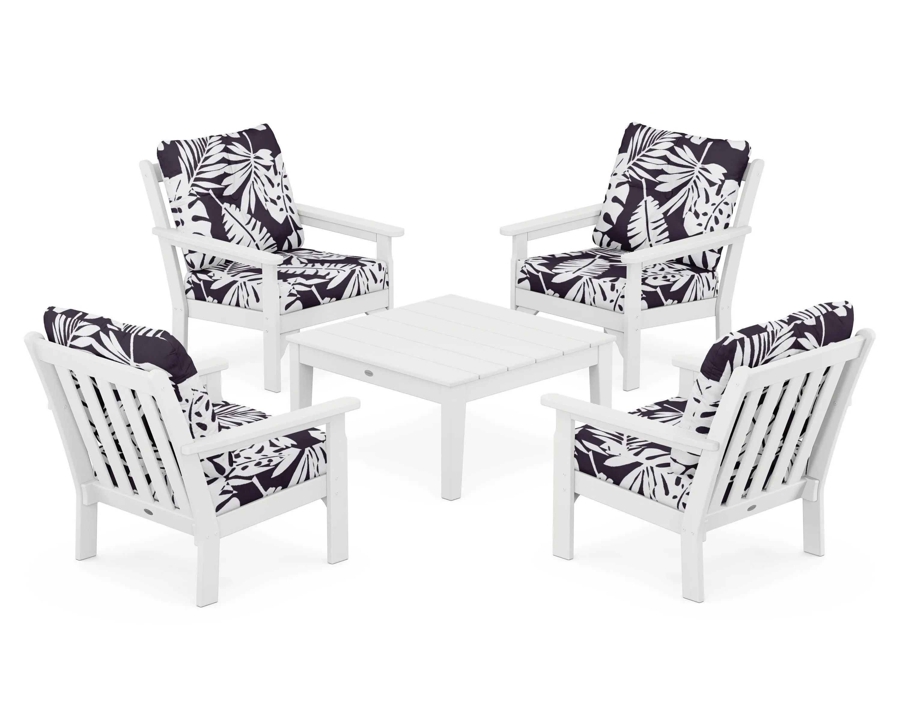 Vineyard 5-Piece Deep Seating Conversation Set