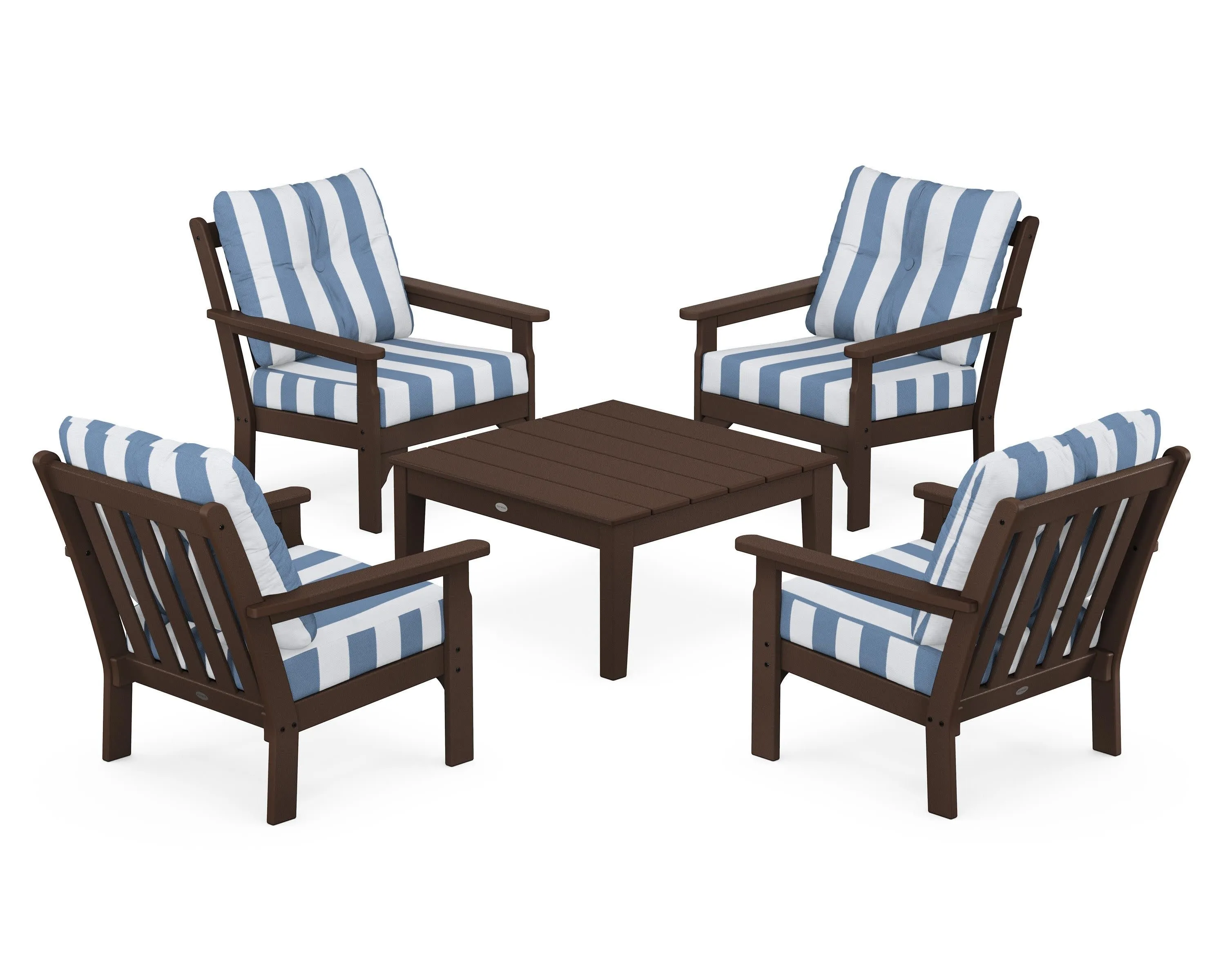 Vineyard 5-Piece Deep Seating Conversation Set