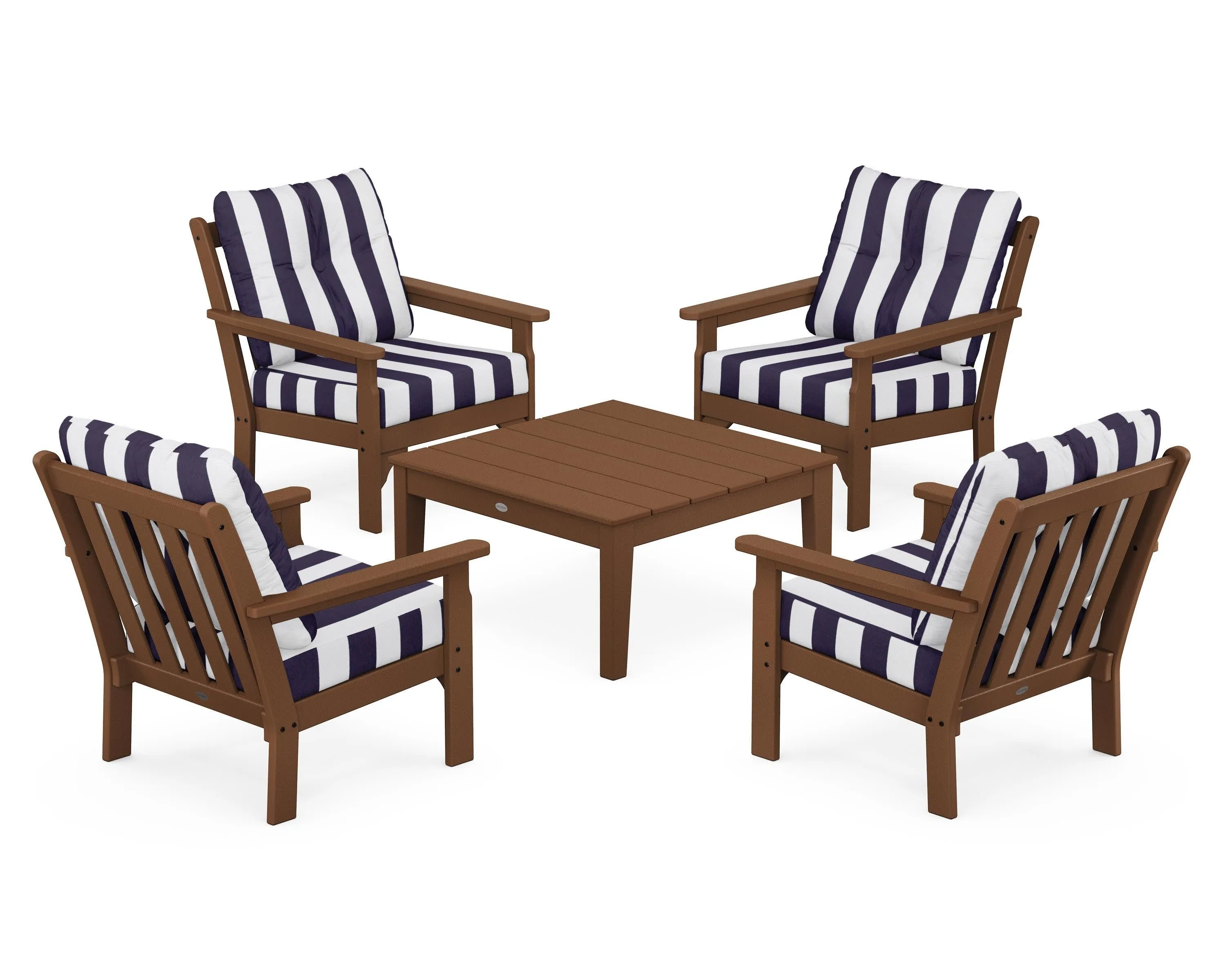 Vineyard 5-Piece Deep Seating Conversation Set