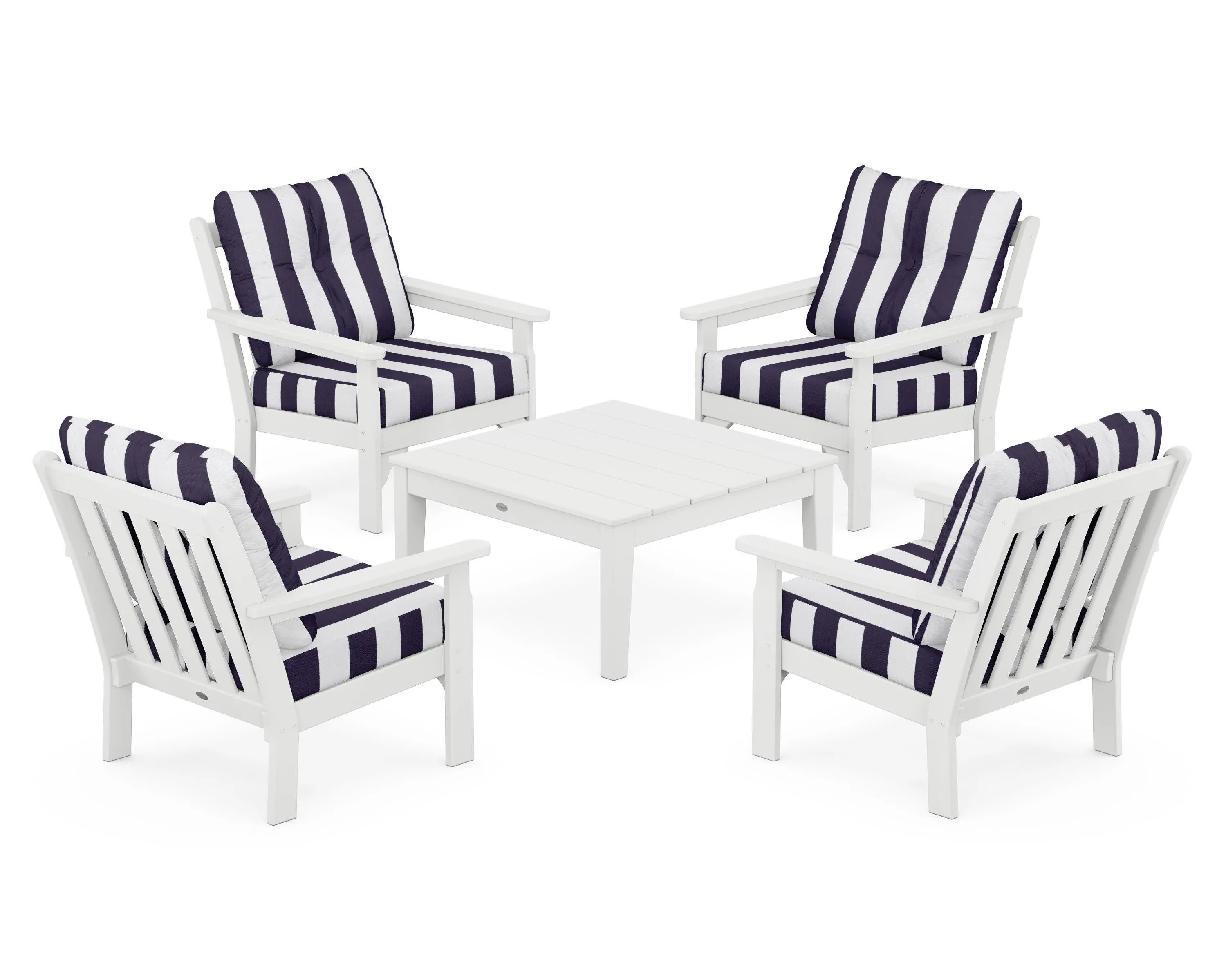 Vineyard 5-Piece Deep Seating Conversation Set