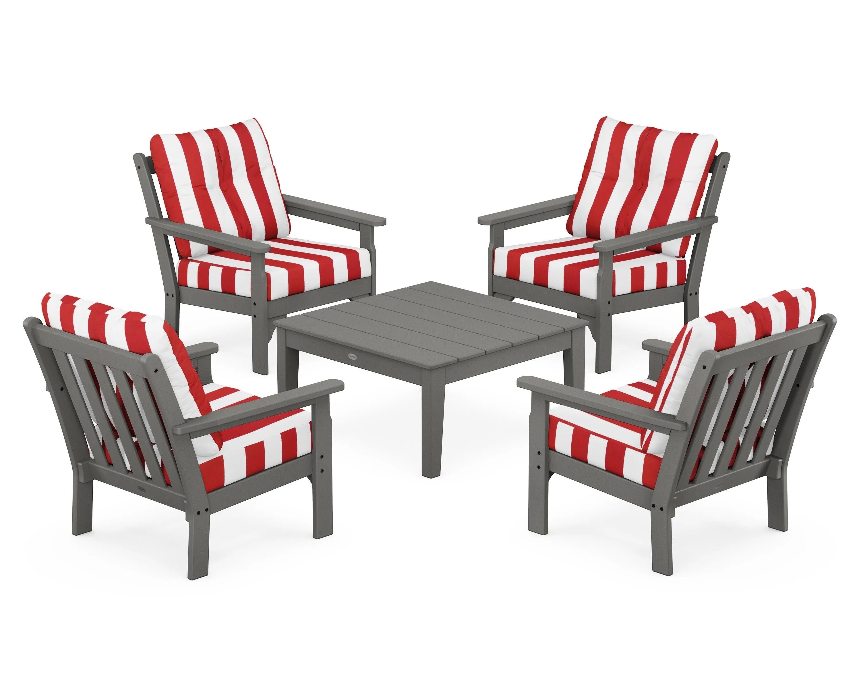 Vineyard 5-Piece Deep Seating Conversation Set