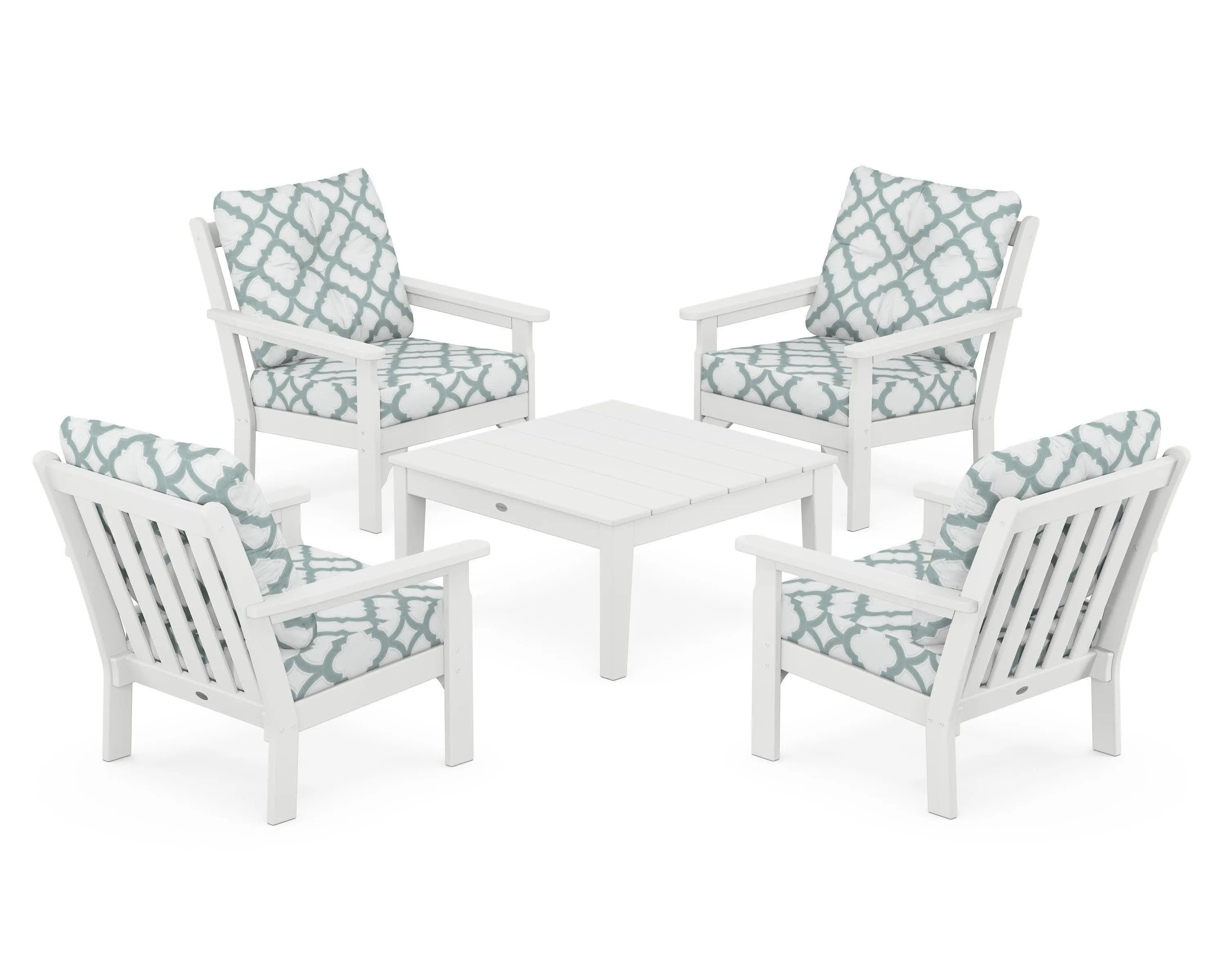Vineyard 5-Piece Deep Seating Conversation Set