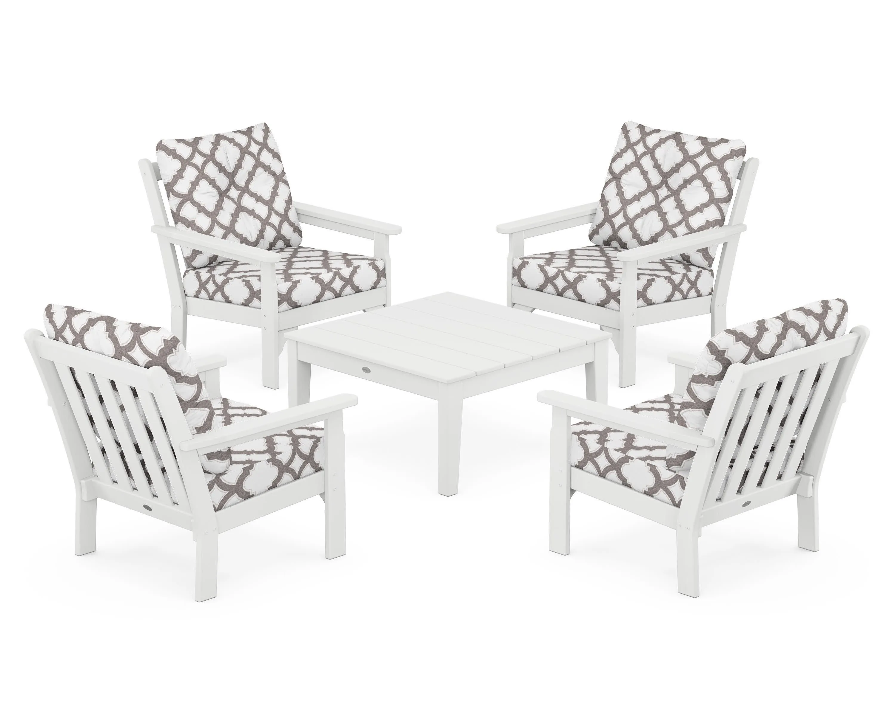 Vineyard 5-Piece Deep Seating Conversation Set
