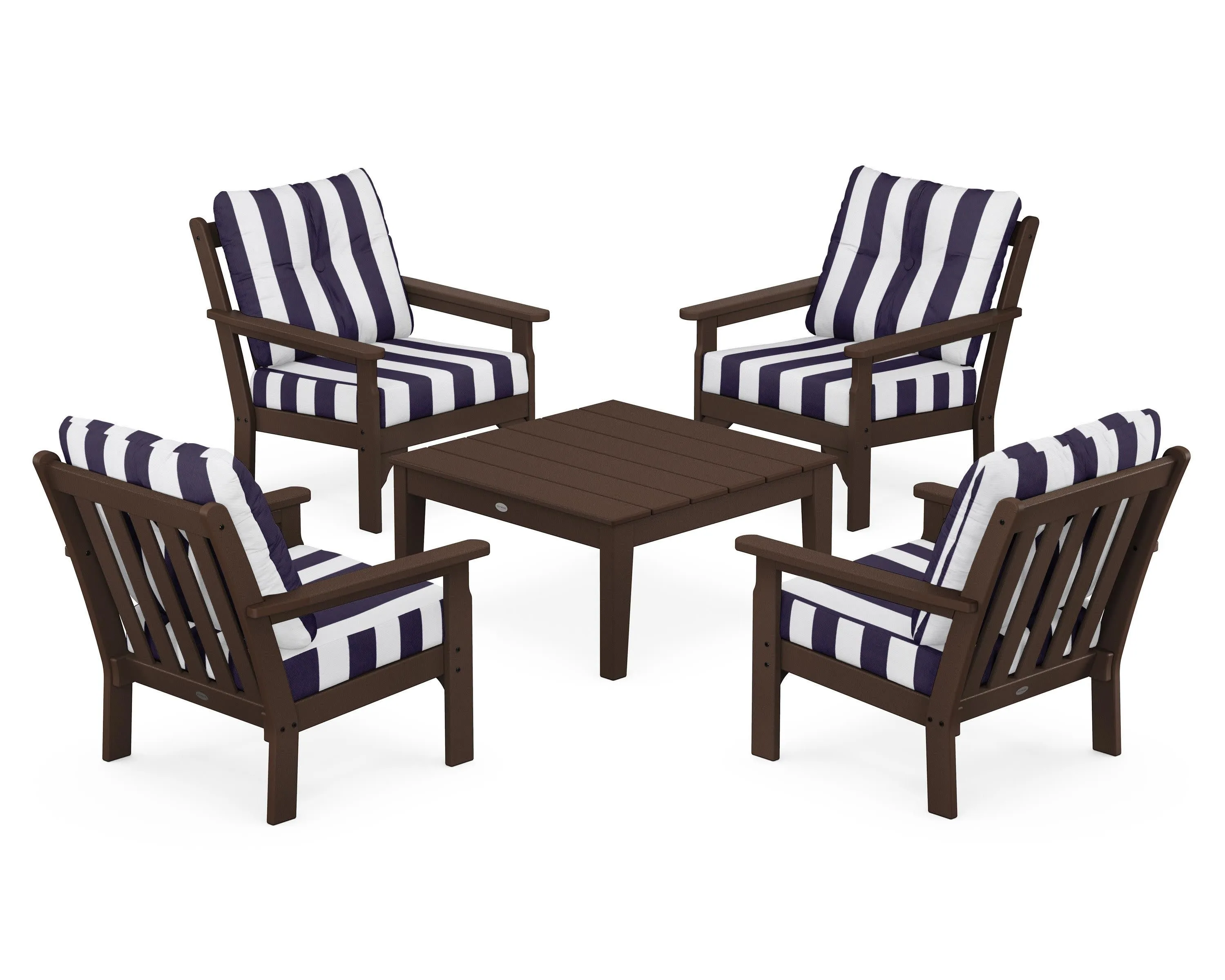 Vineyard 5-Piece Deep Seating Conversation Set