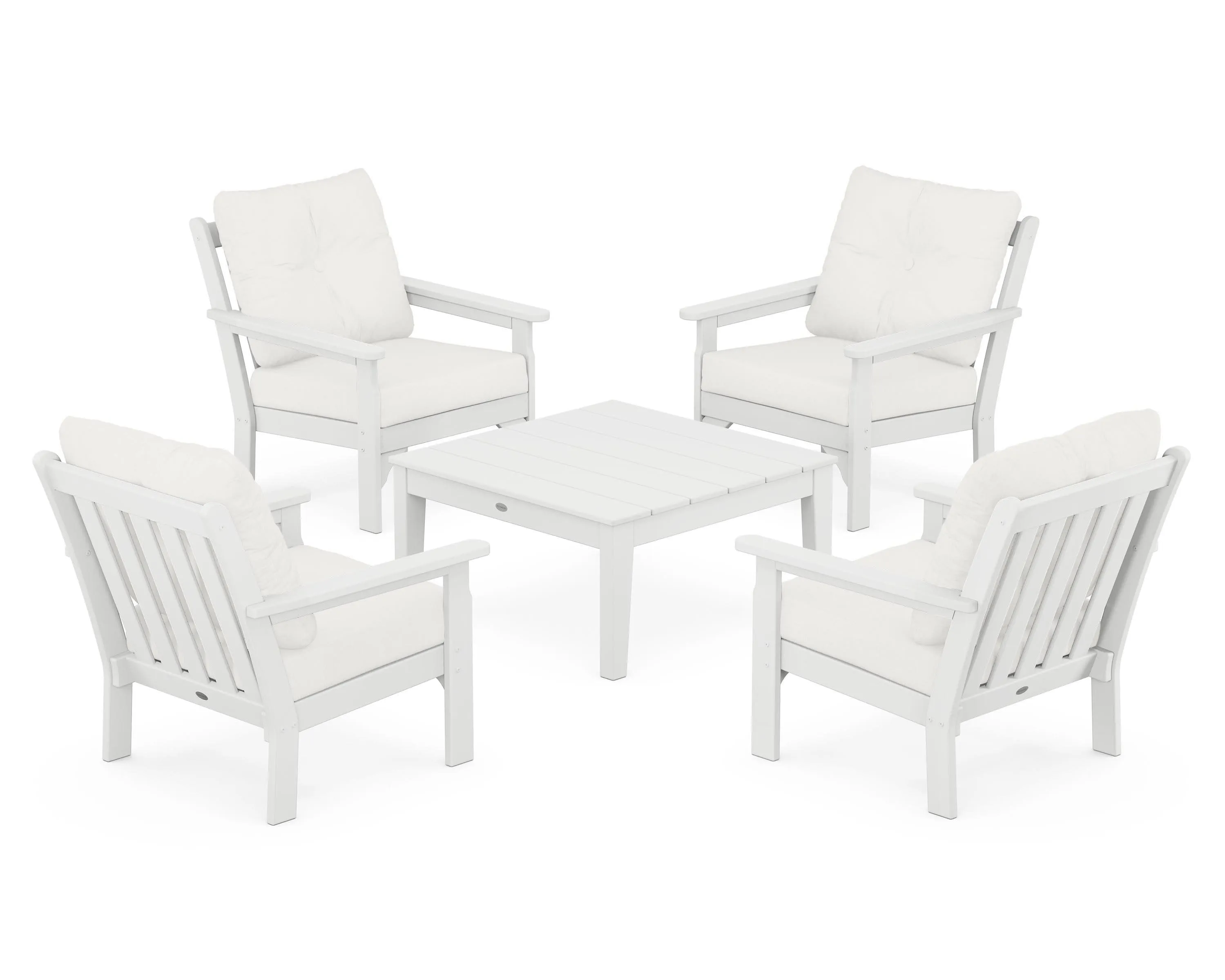 Vineyard 5-Piece Deep Seating Conversation Set