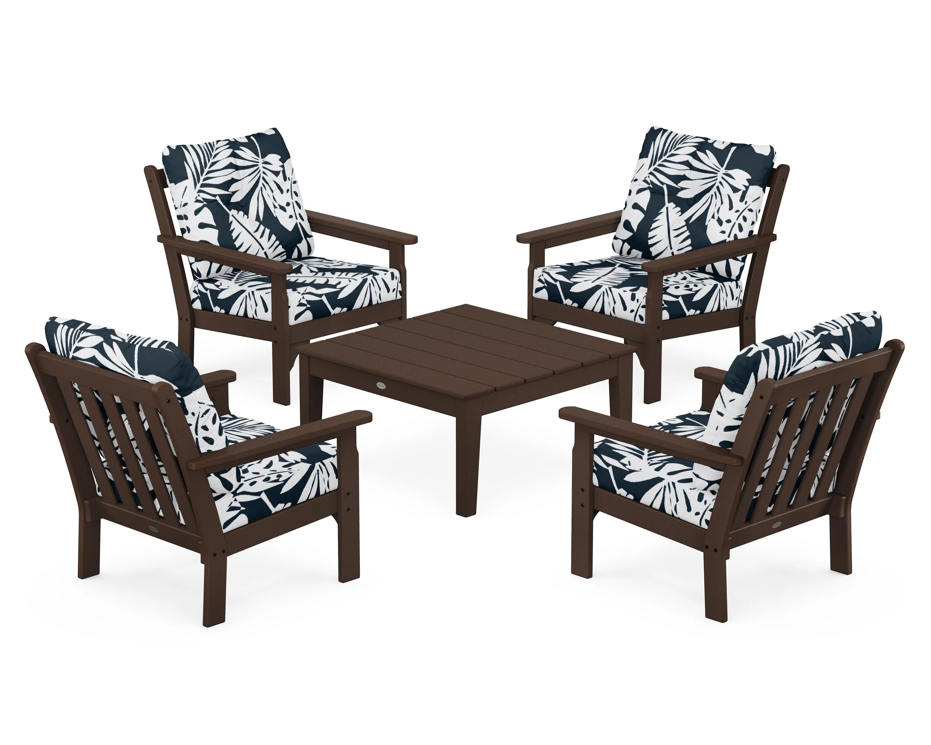 Vineyard 5-Piece Deep Seating Conversation Set