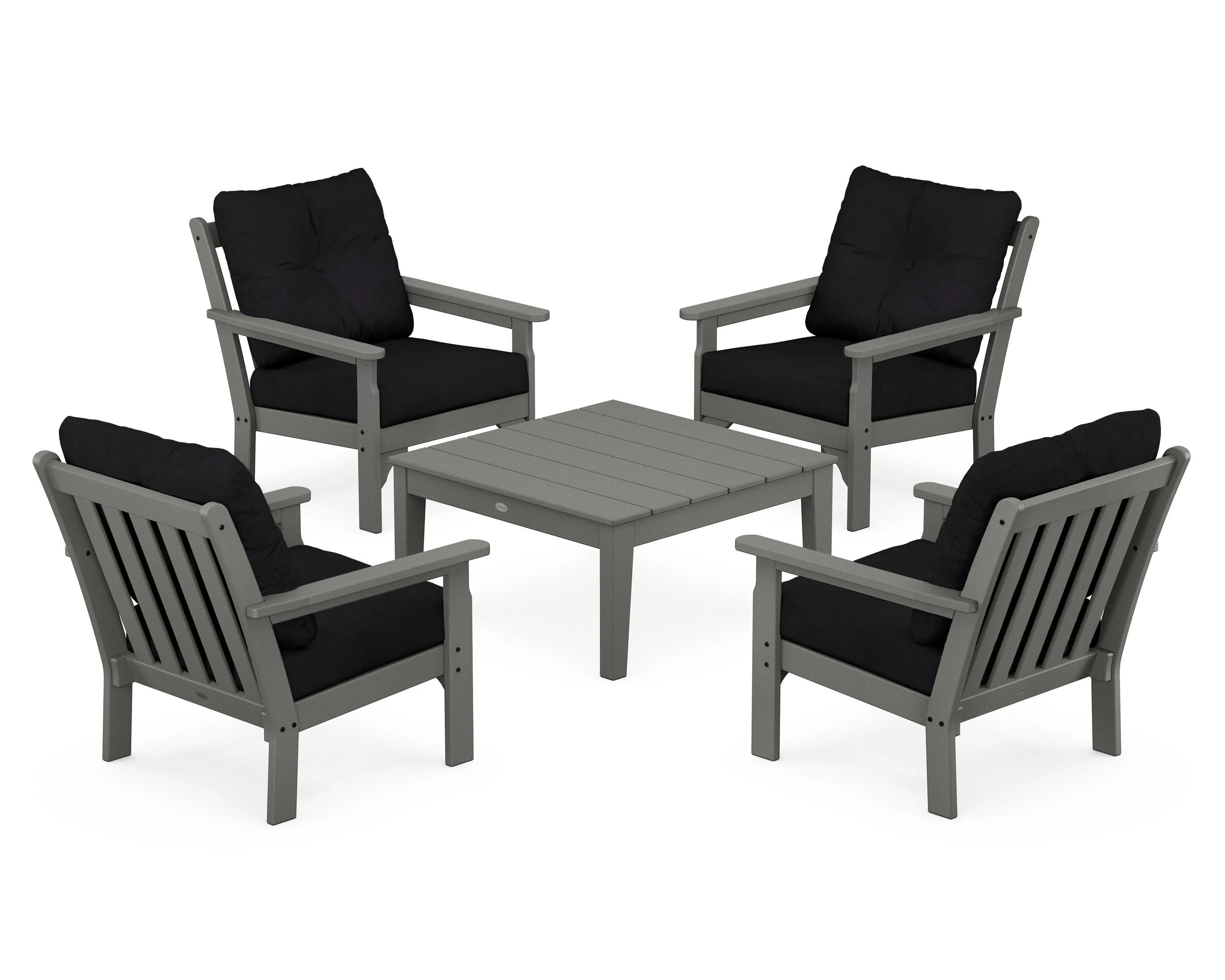 Vineyard 5-Piece Deep Seating Conversation Set