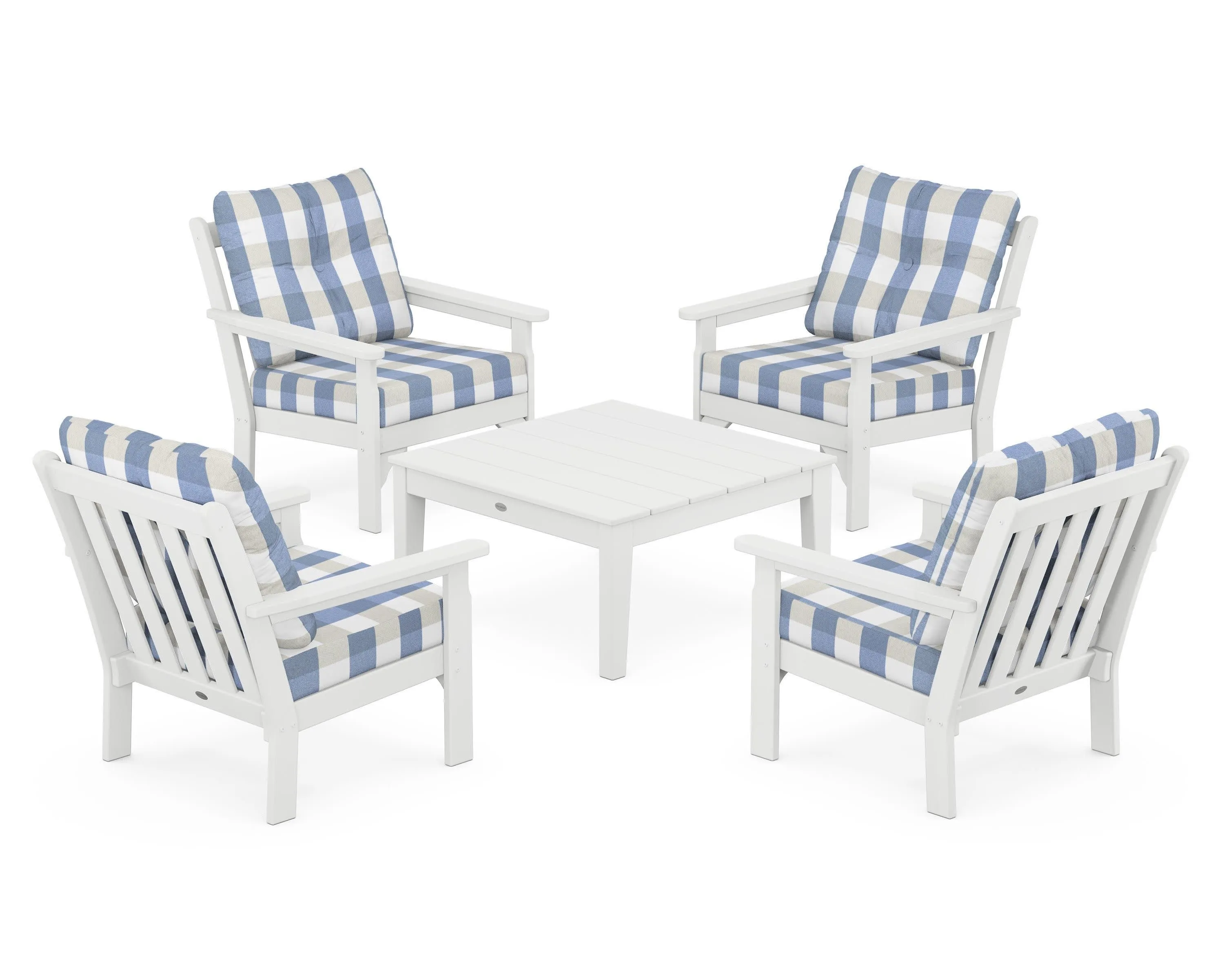 Vineyard 5-Piece Deep Seating Conversation Set