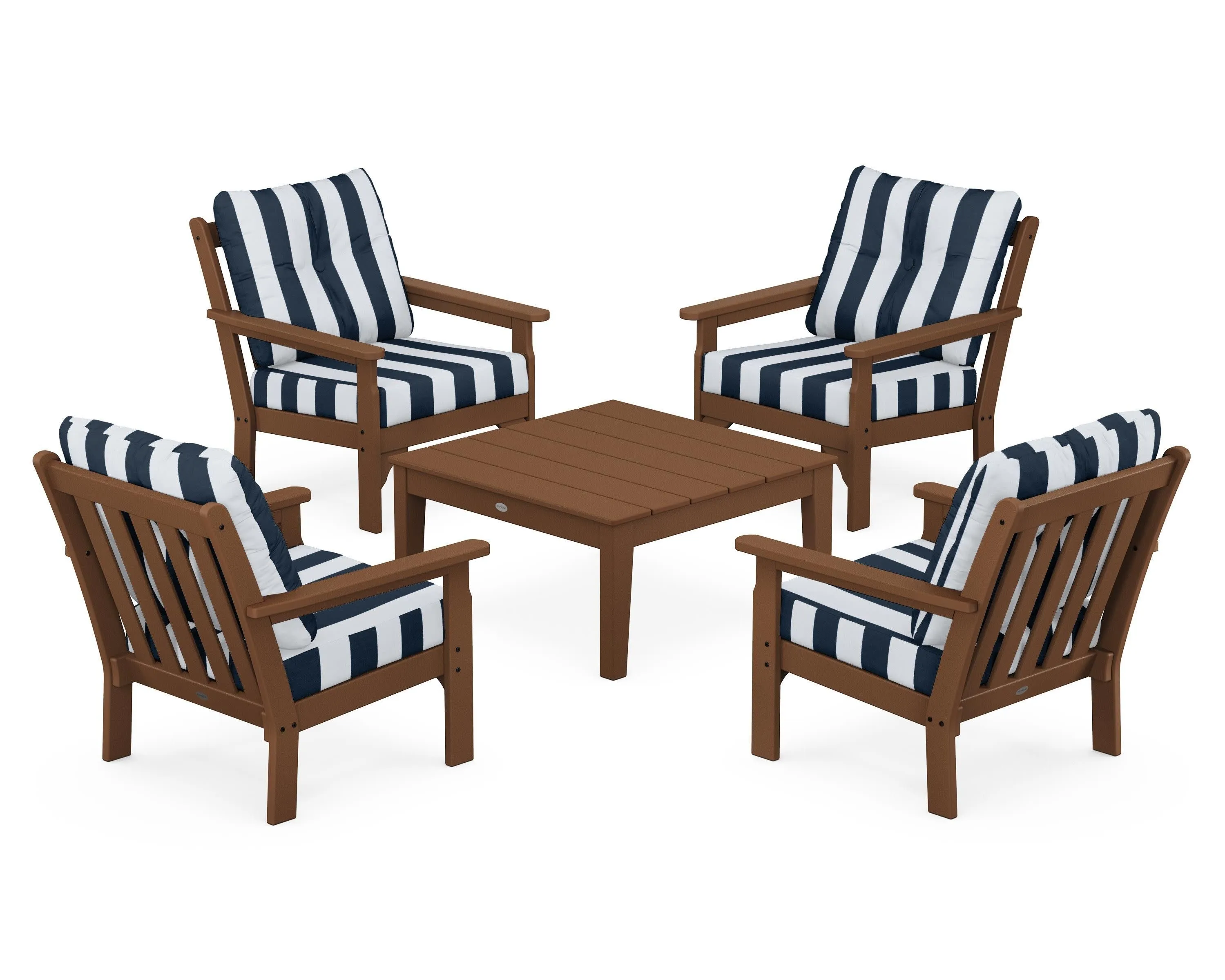 Vineyard 5-Piece Deep Seating Conversation Set