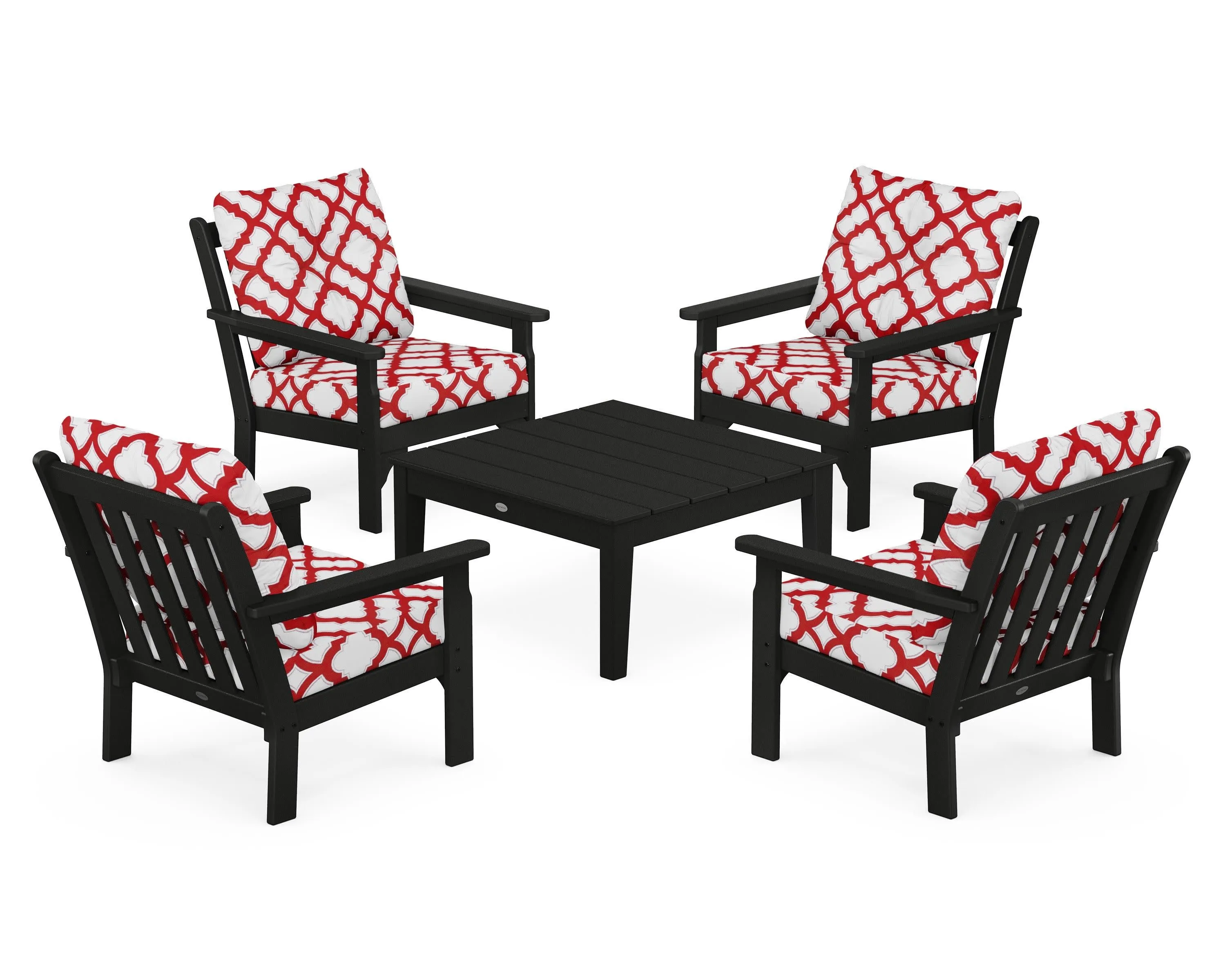 Vineyard 5-Piece Deep Seating Conversation Set