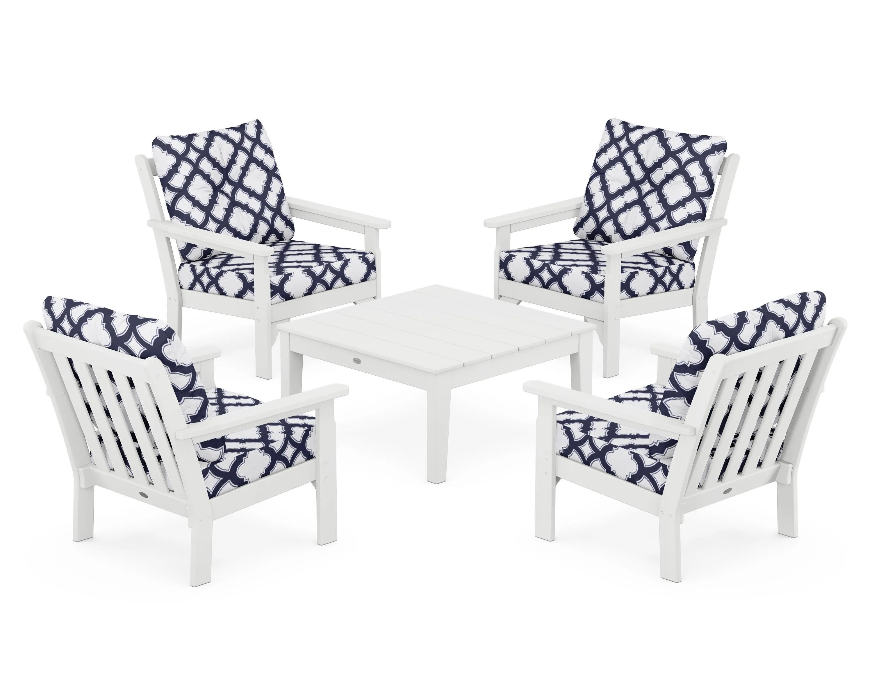 Vineyard 5-Piece Deep Seating Conversation Set