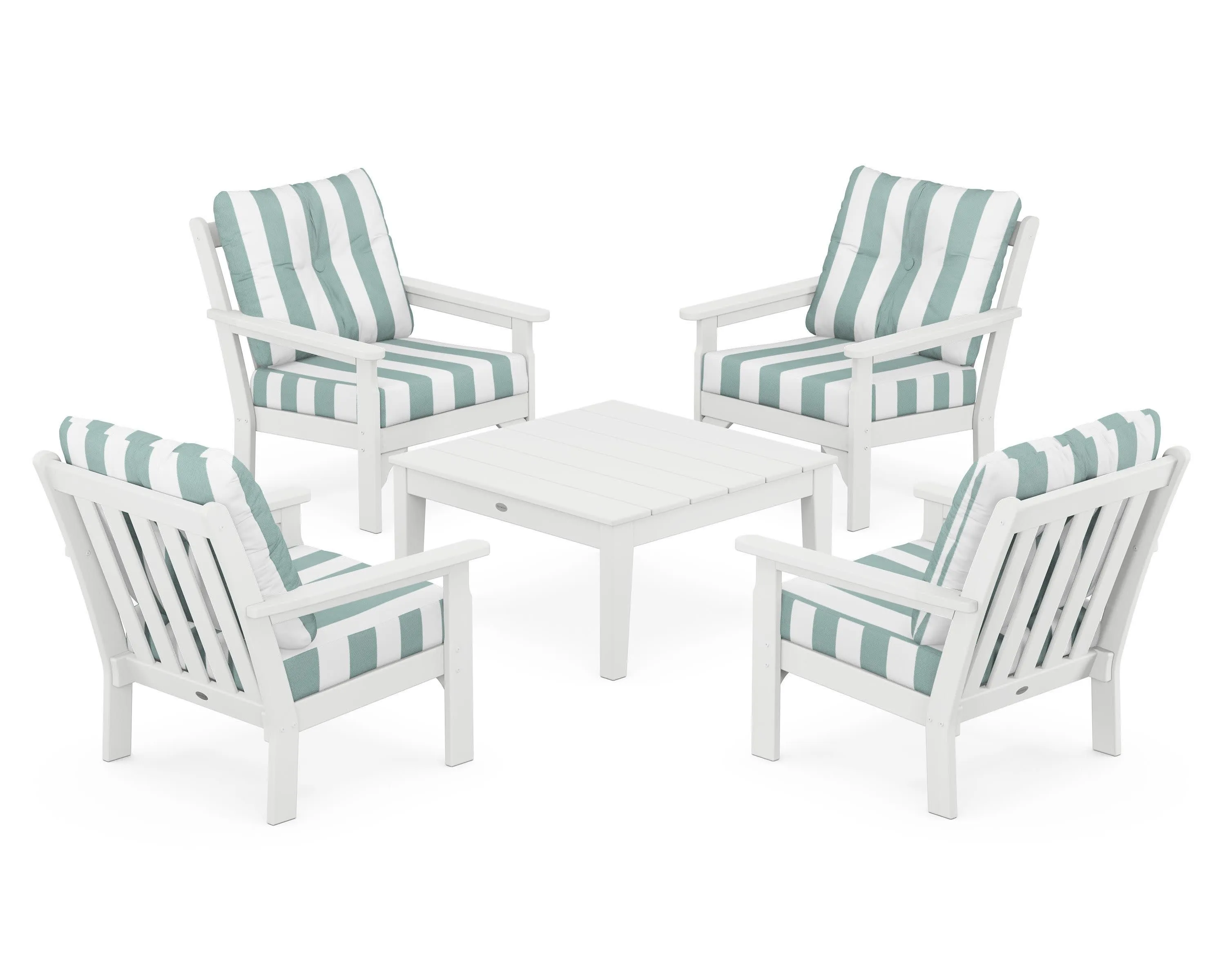 Vineyard 5-Piece Deep Seating Conversation Set