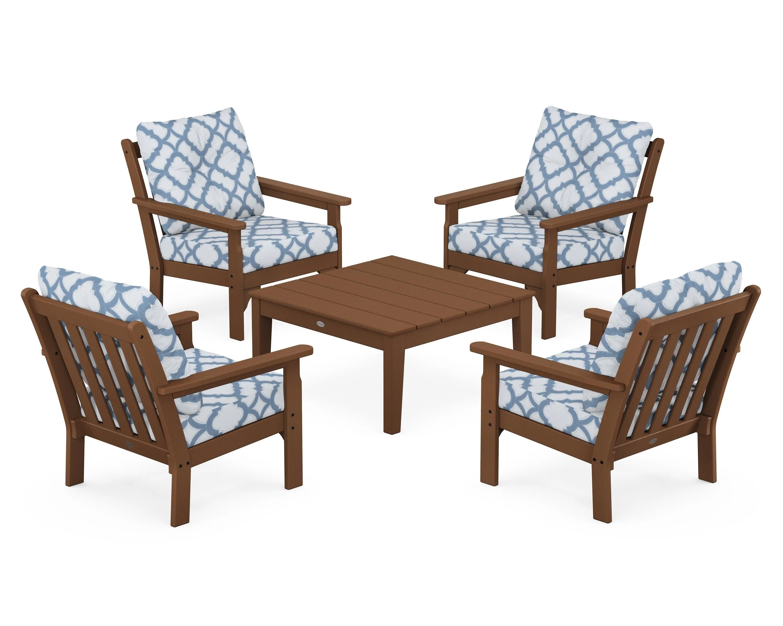 Vineyard 5-Piece Deep Seating Conversation Set