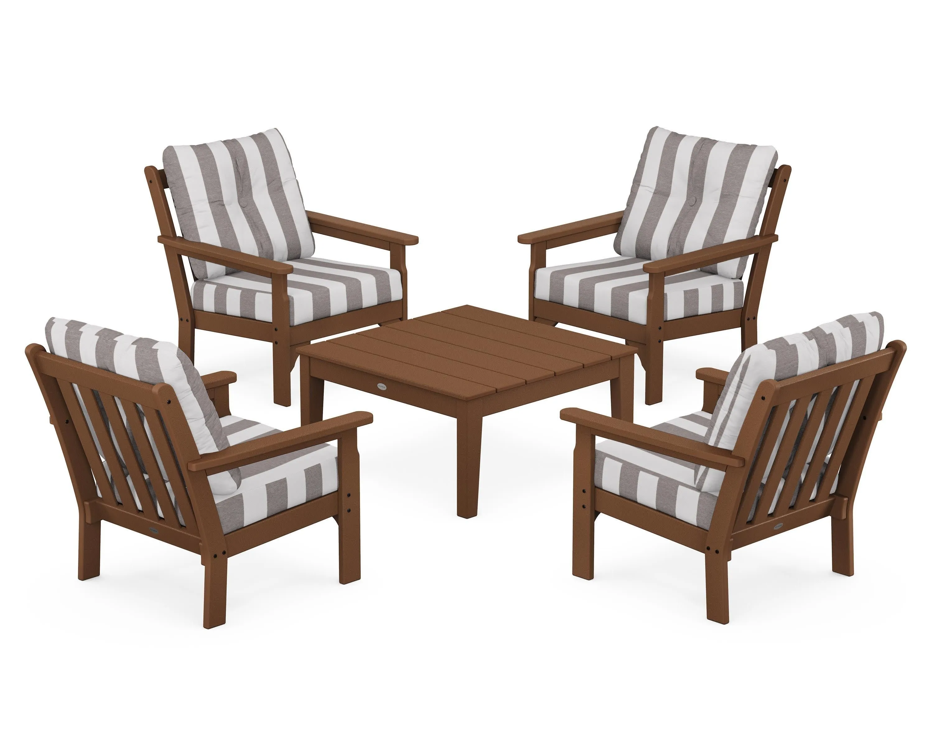 Vineyard 5-Piece Deep Seating Conversation Set