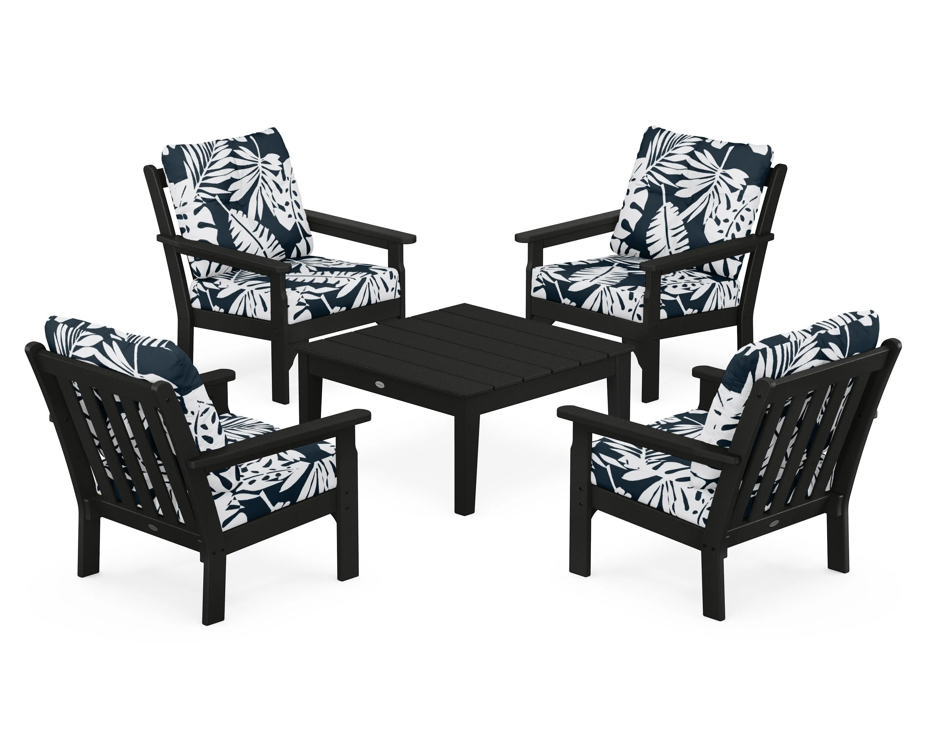 Vineyard 5-Piece Deep Seating Conversation Set